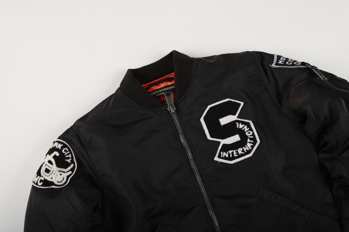 [S] 쇼트 MA-1 플라이트 자켓 상품이미지2