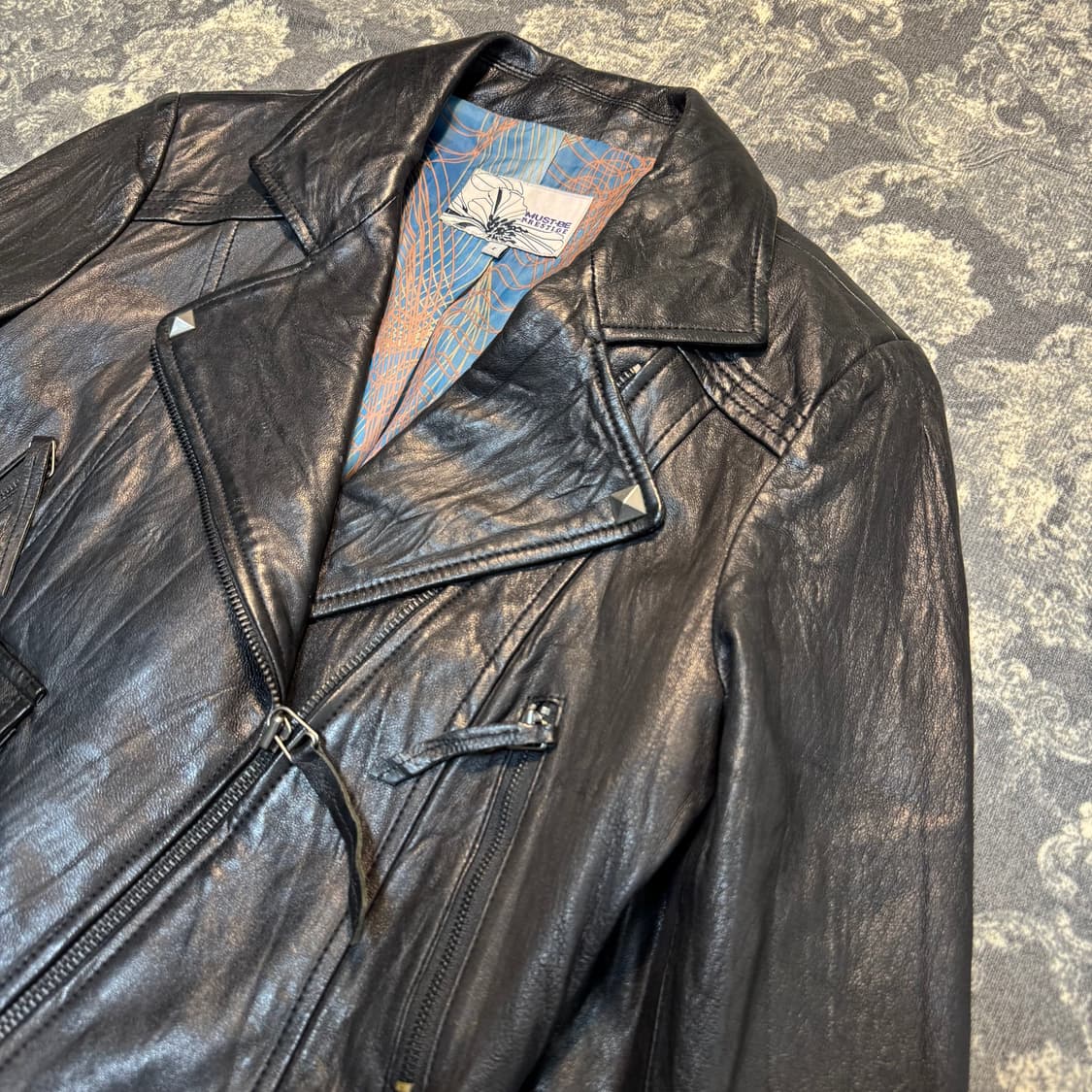 크럽 램스킨 라이더 자켓 상품이미지4