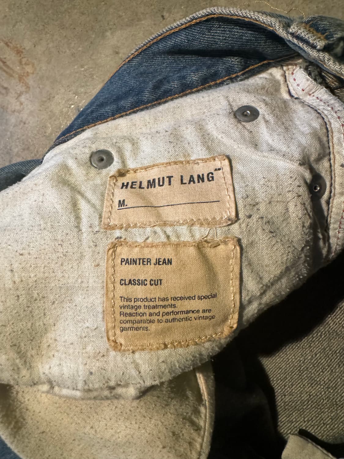 헬무트 랑 Helmut Lang 페인터 진 데님 빈티지 헬무트 랭 상품이미지5