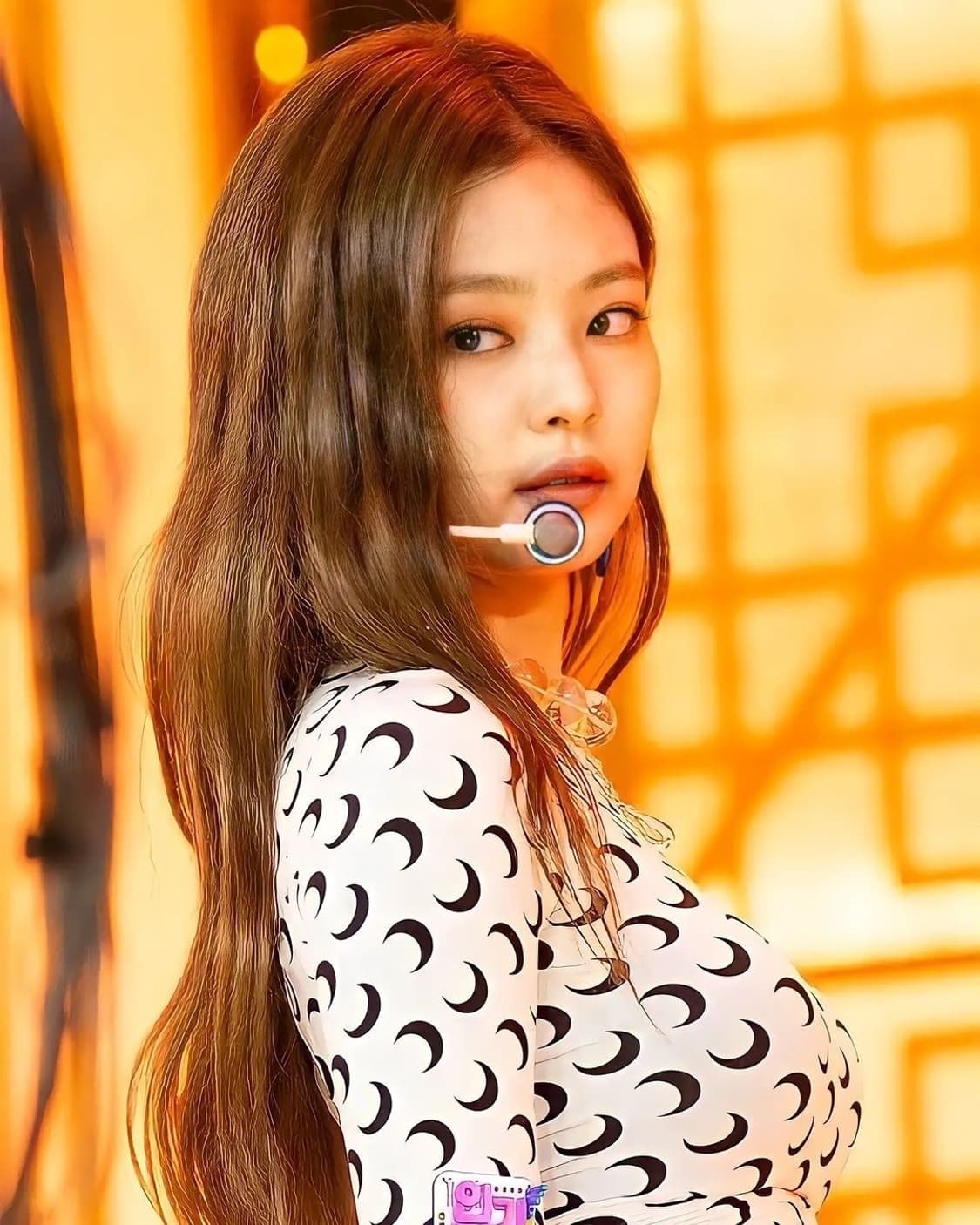 마린세르 크레센트 문 프린트 탑 S  상품이미지2