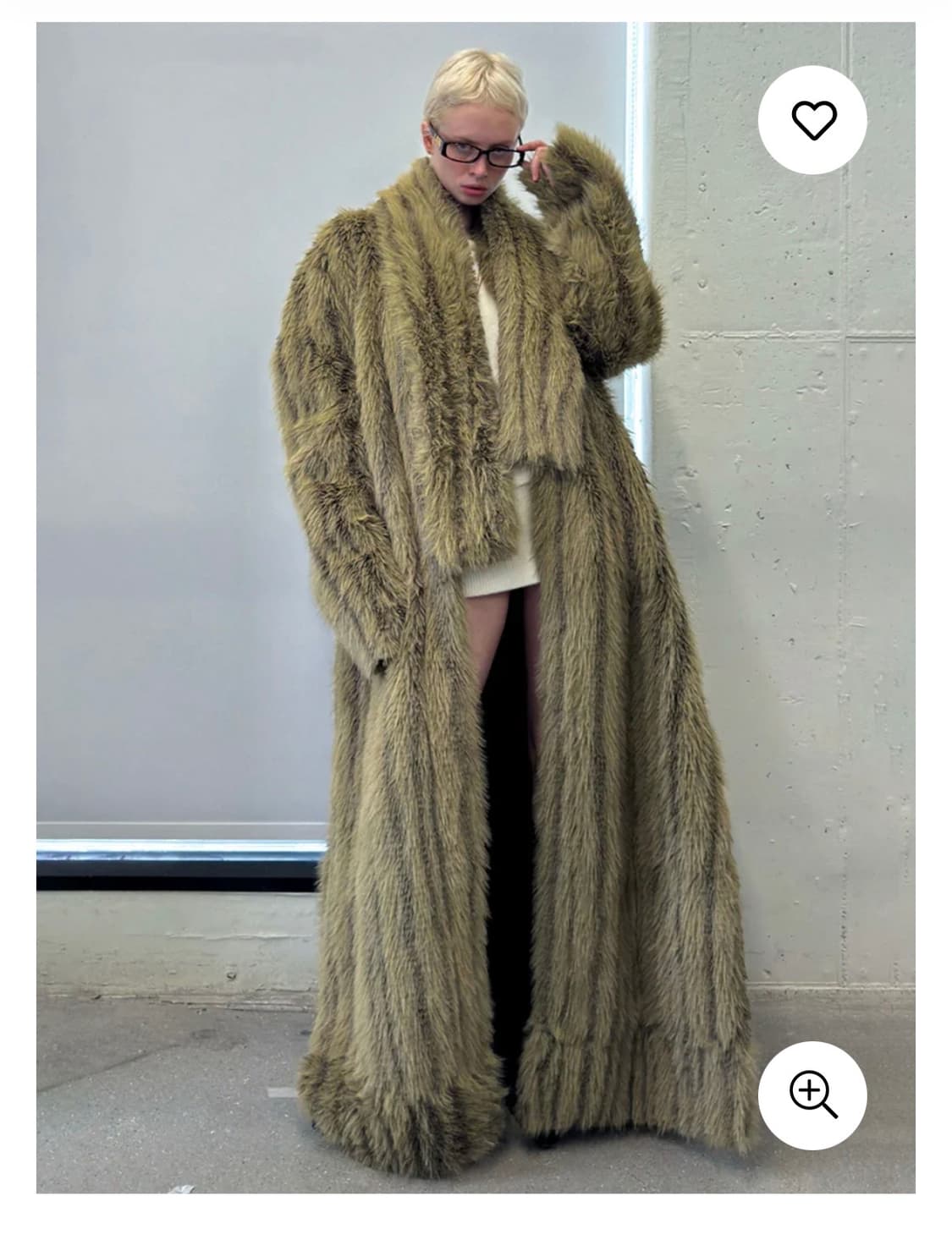 Sculptor Reversible Faux Mouton fur Coat 상품이미지1