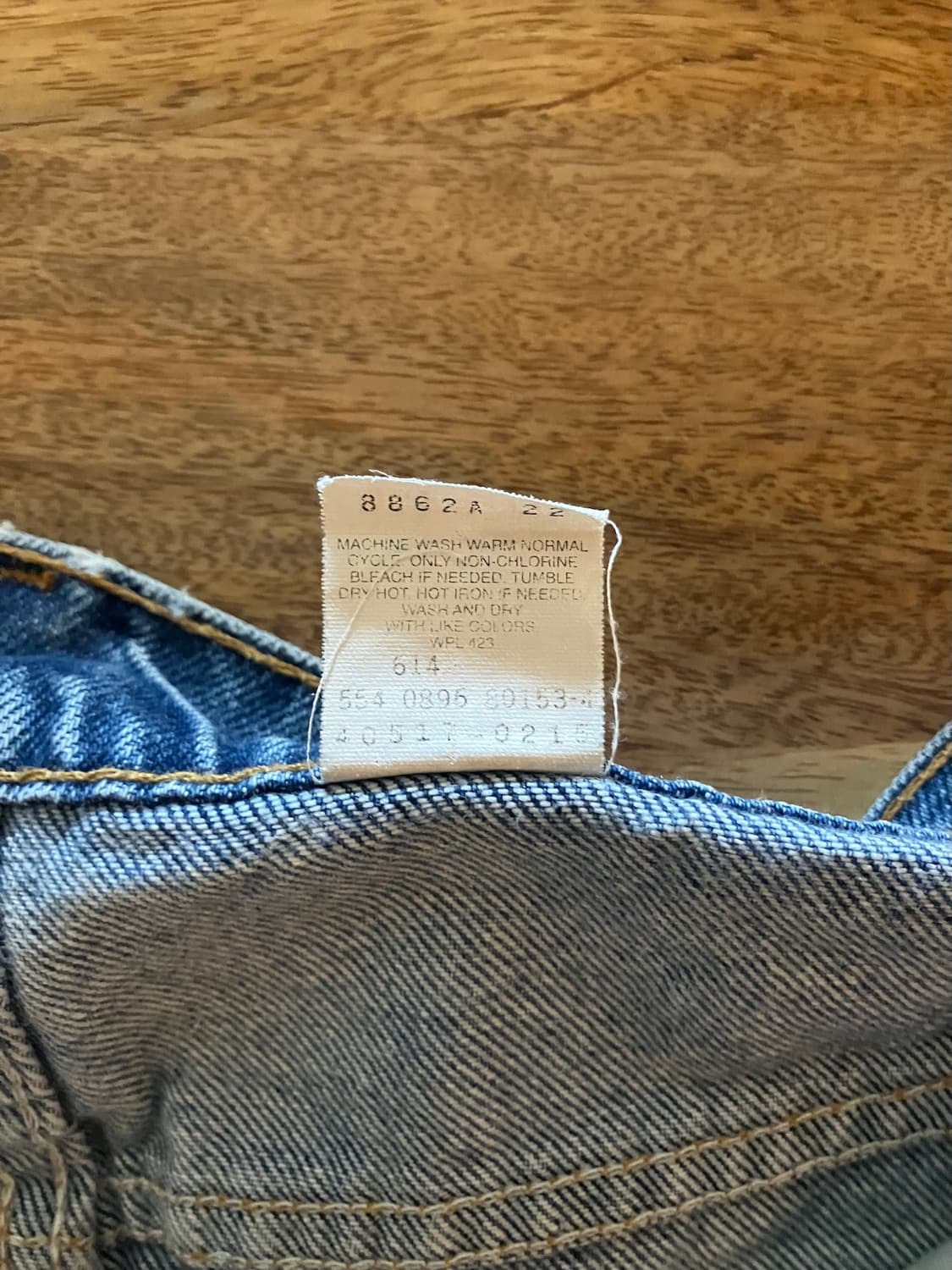 90s USA 빈티지 리바이스 517 부츠컷 데님 팬츠 상품이미지10