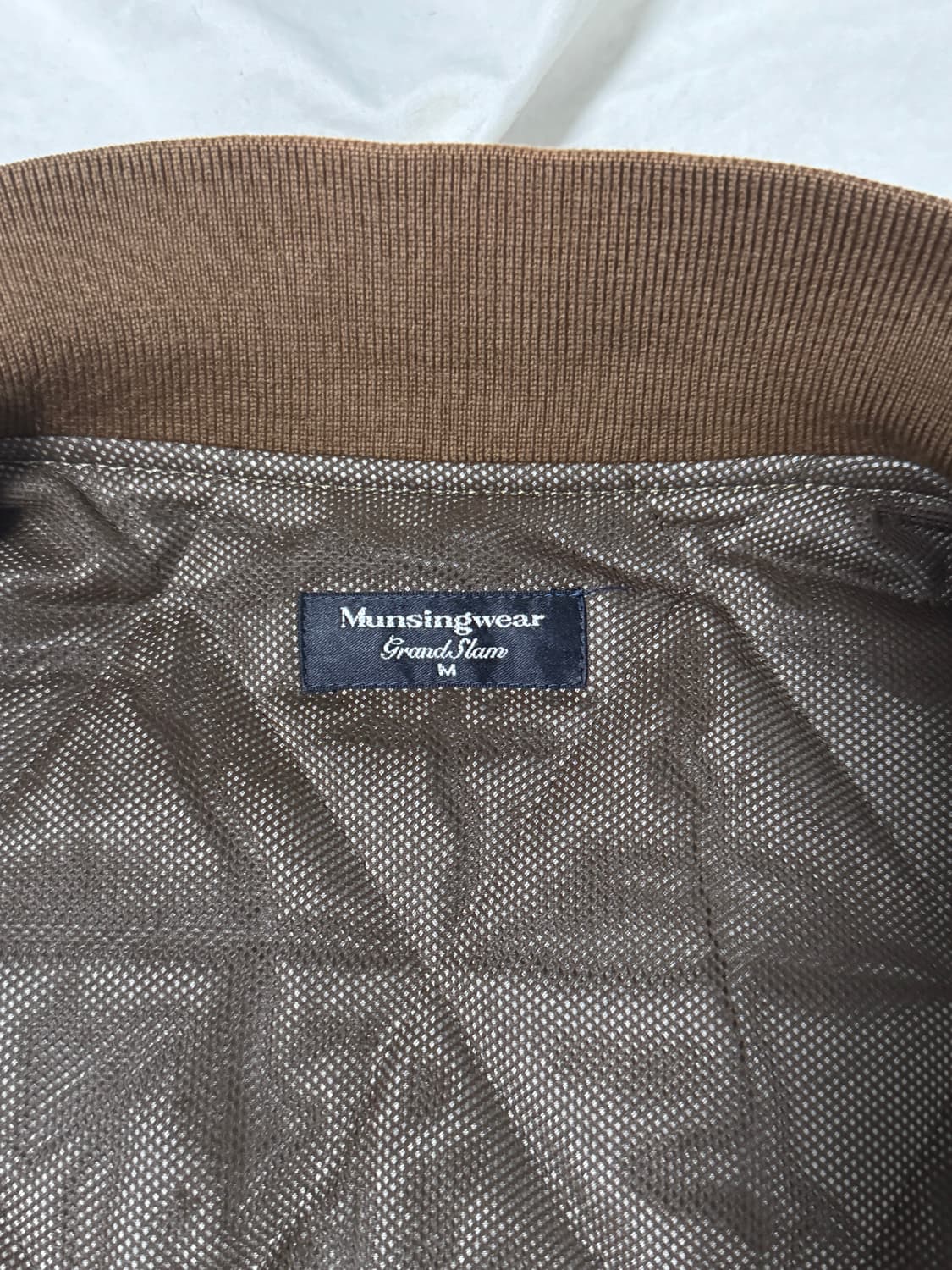 먼싱웨어 스웨이드 패치 헤링본 울 블루종 상품이미지6