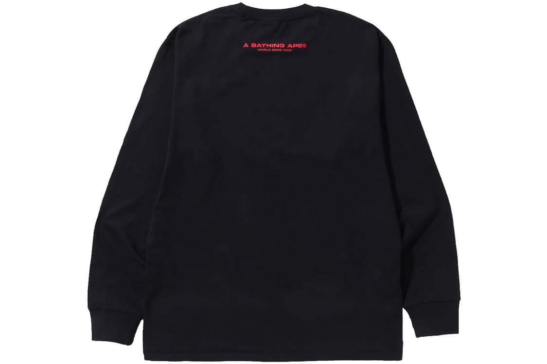 BAPE Ape Logo L/S Tee (S size) 상품이미지2