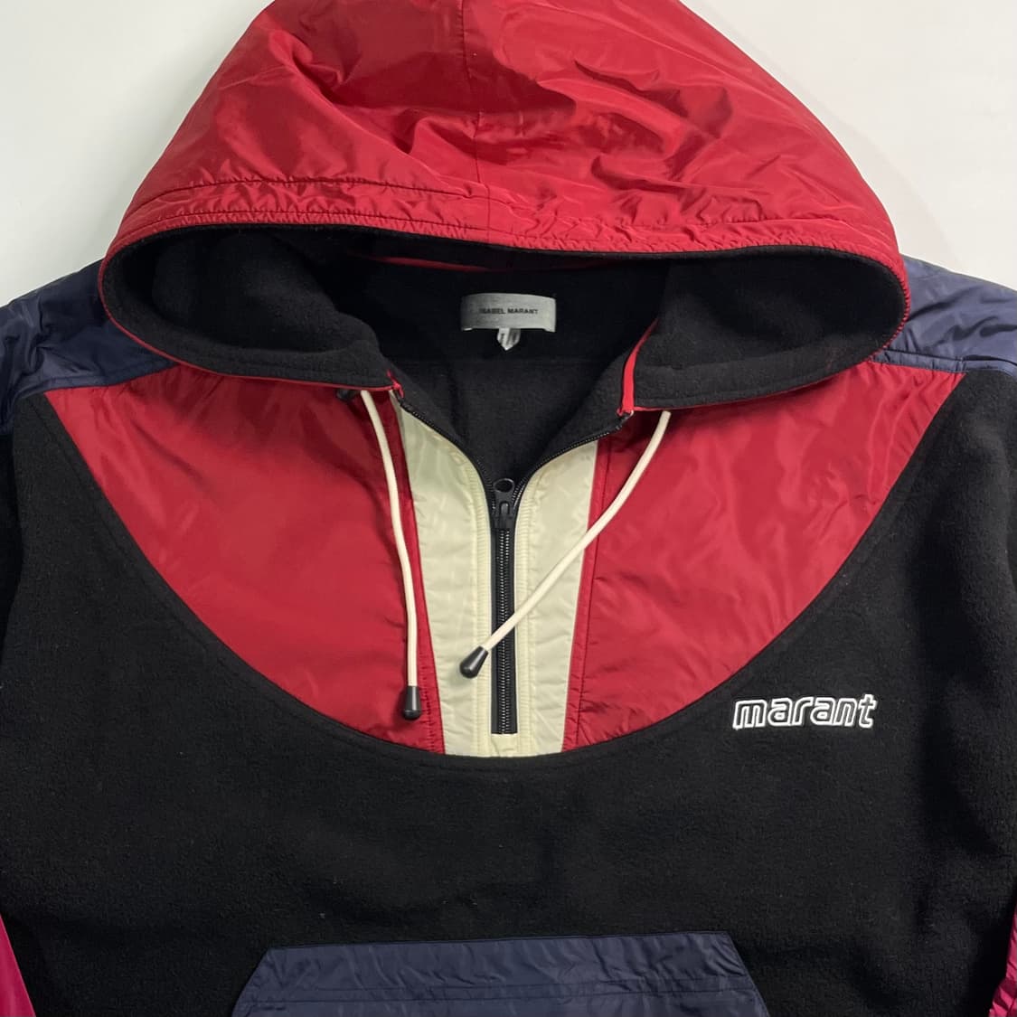 이자벨마랑 컬러블록 후드 아노락 상품이미지2