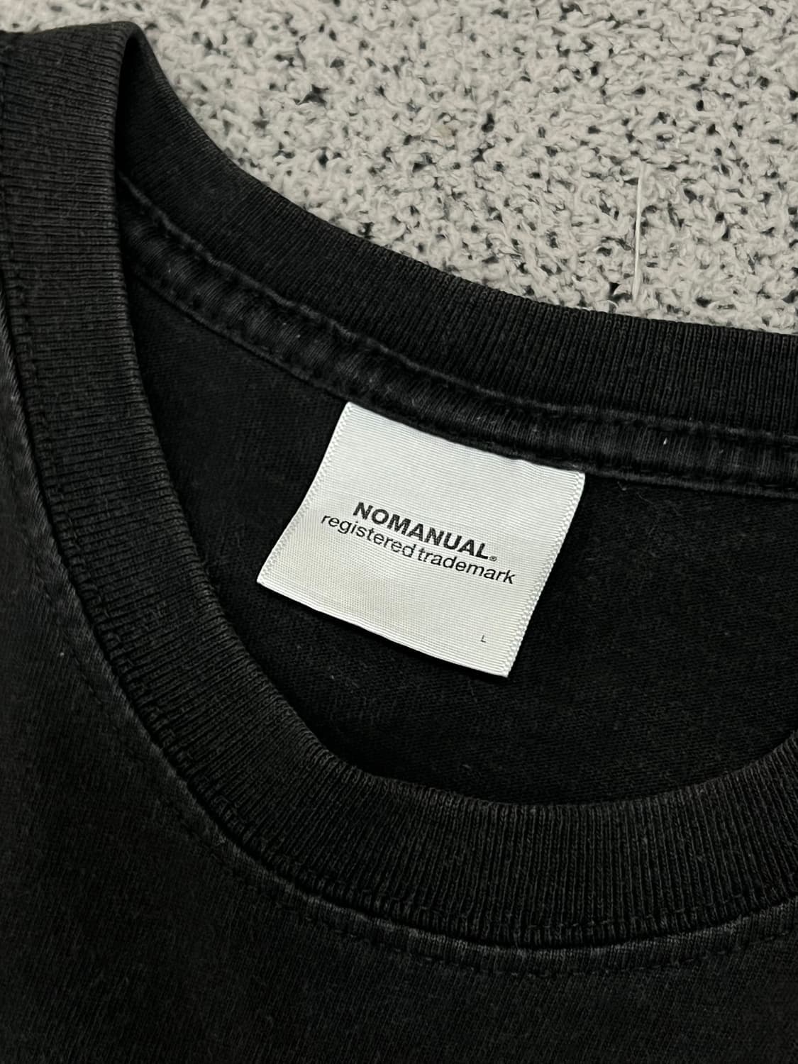 (L) 노매뉴얼 스펠아웃 반팔 티 상품이미지3