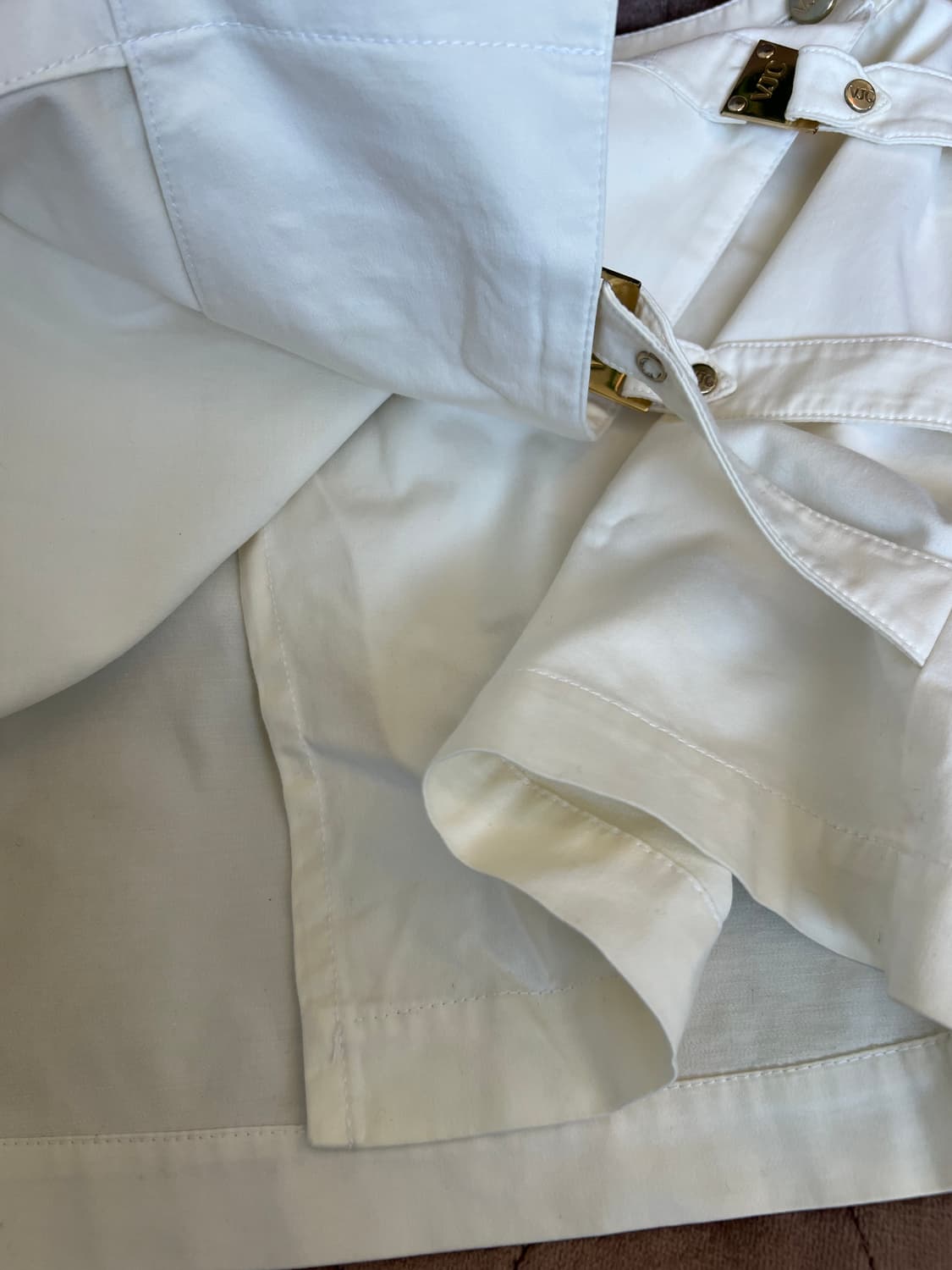 베르사체 여성 아이보리 랩스커트 미니스커트  상품이미지6