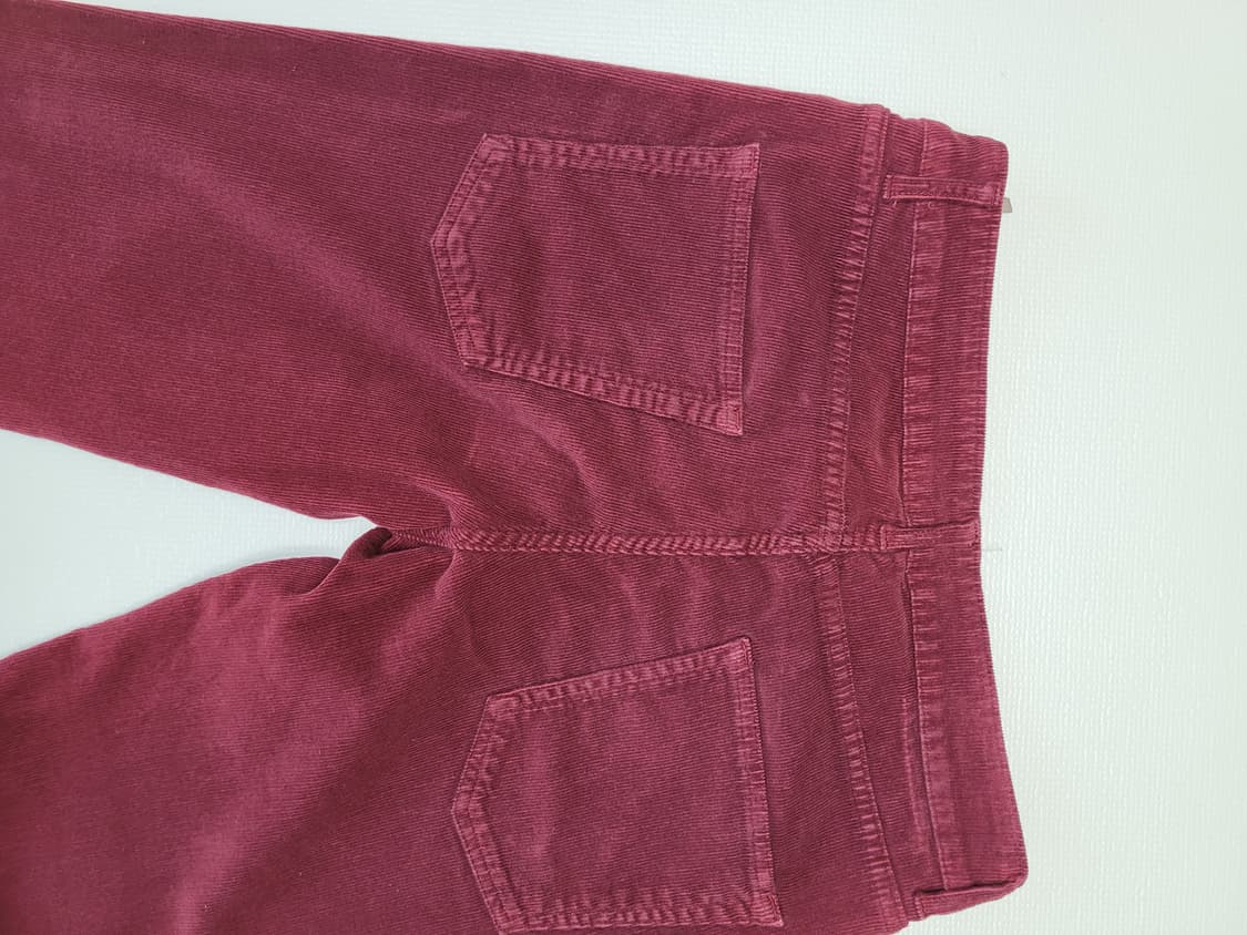 자라 ZARA 남자 코듀로이 바지 33 버건디 상품이미지10