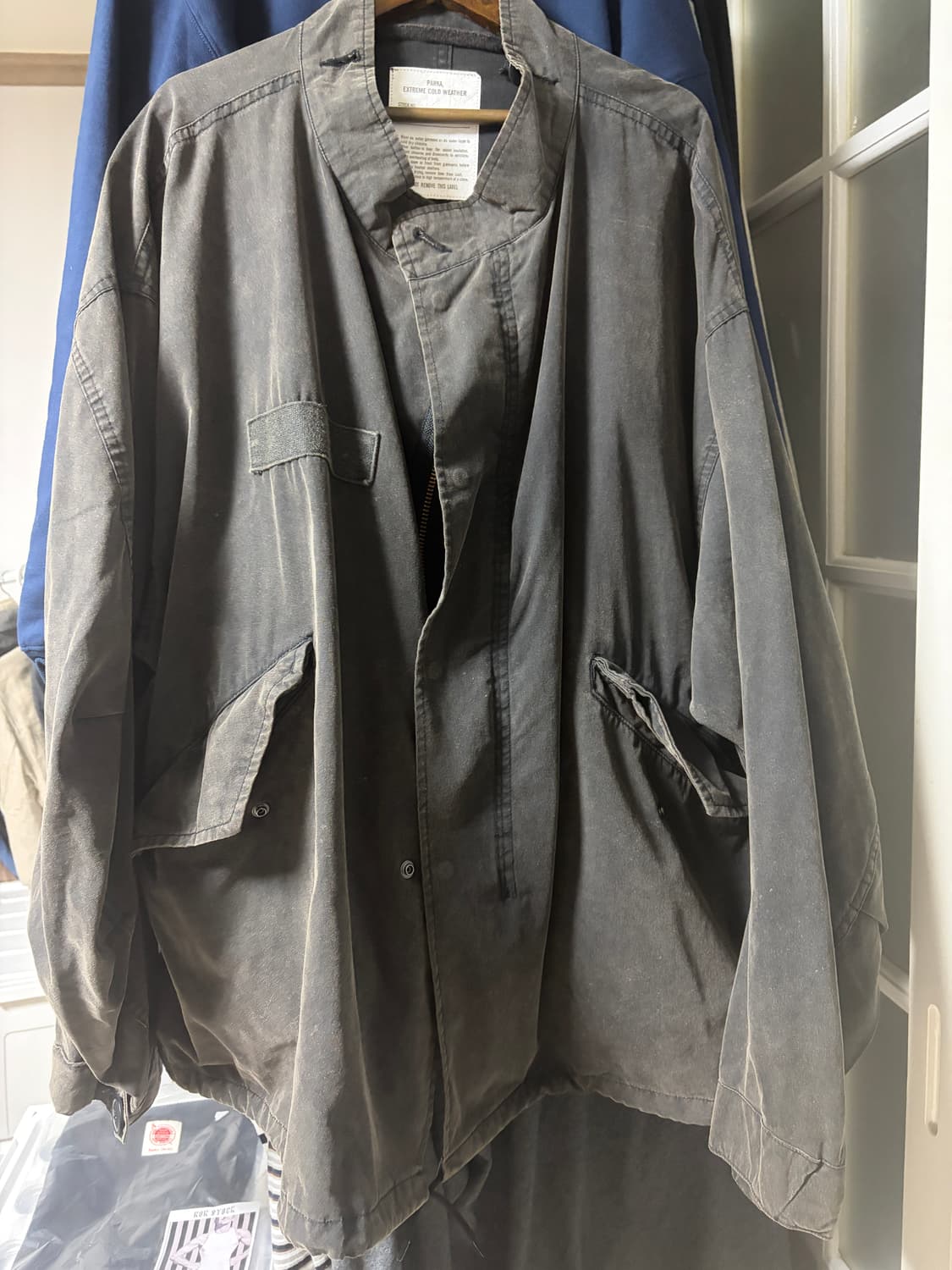 25ss 프릭스스토어 m65 숏 페이드 블랙 s 상품이미지1