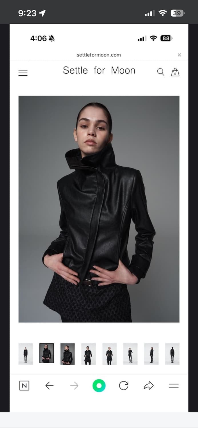 세틀포문 레더자켓 s 상품이미지1