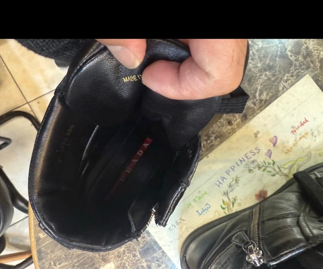 프라다 스니커즈 블랙  상품이미지7