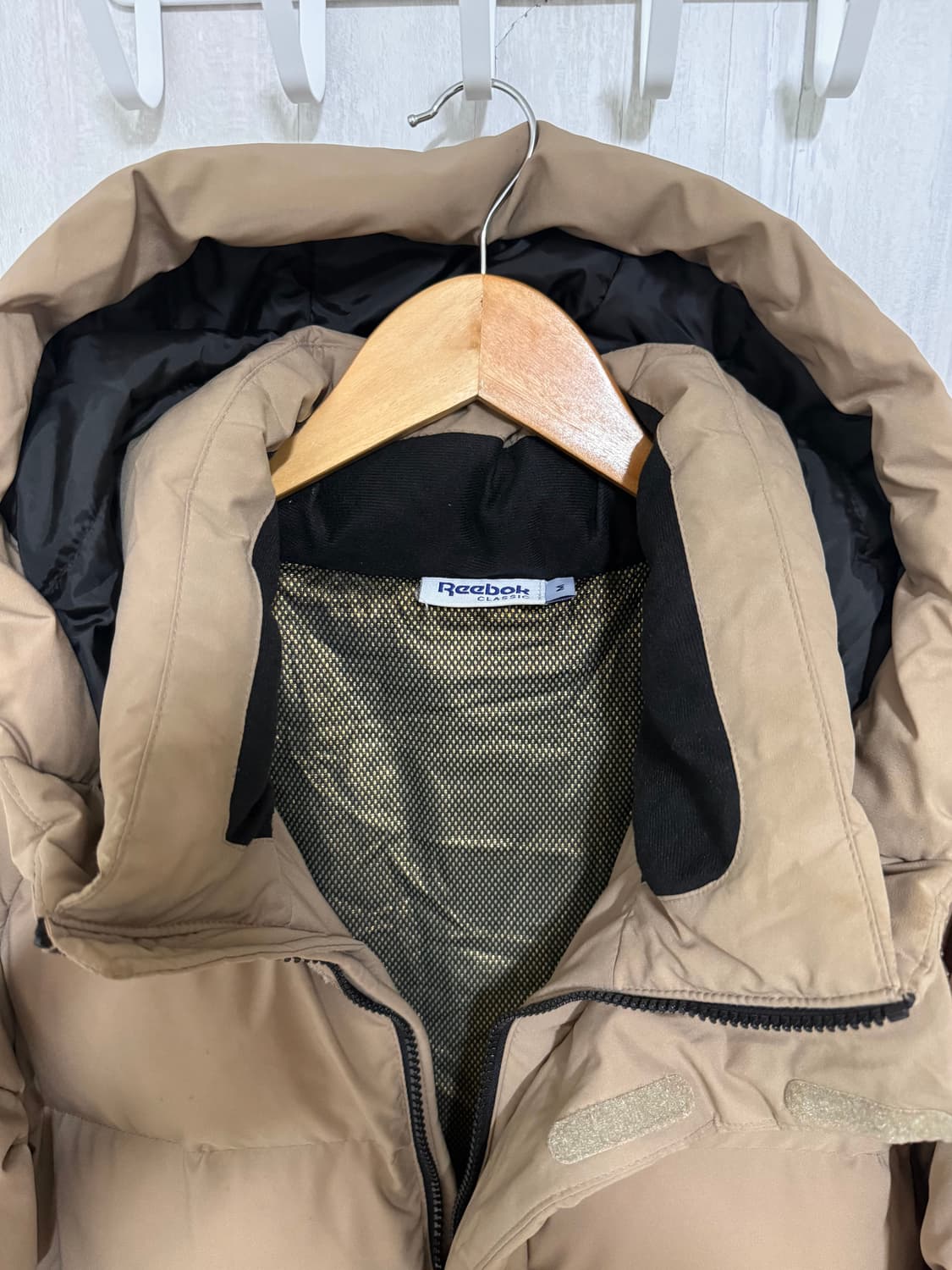 95 M / 리복 베이지 롱패딩 점퍼 상품이미지4