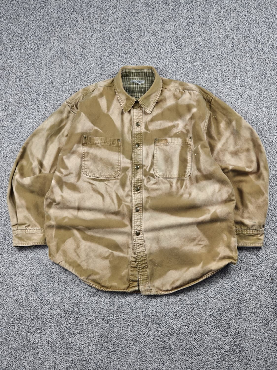 칼하트 다잉 워시드 워크 셔츠 자켓 ( XL ) / 9919 상품이미지1