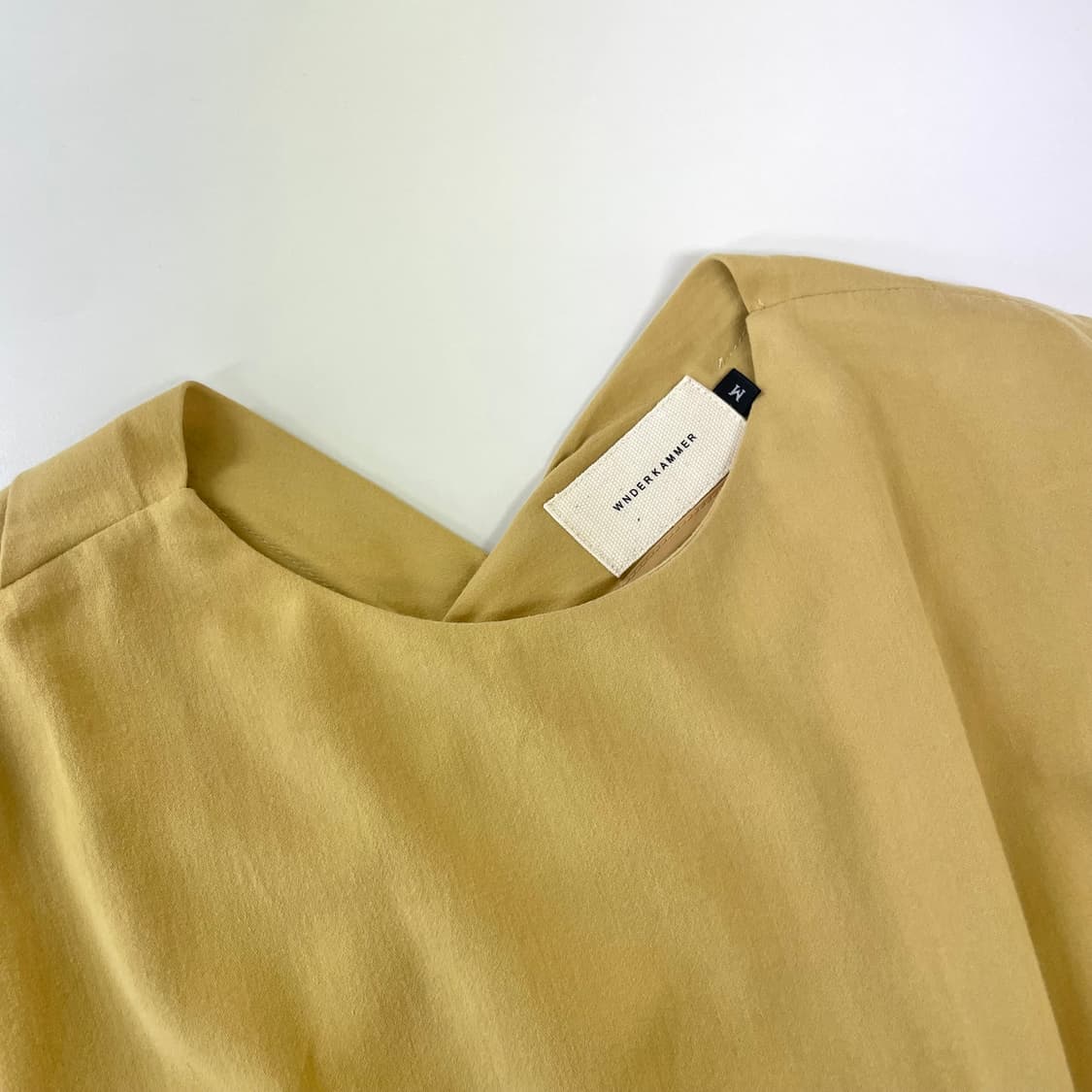 분더캄머 Back Cross Mini Dress_Yellow 상품이미지7