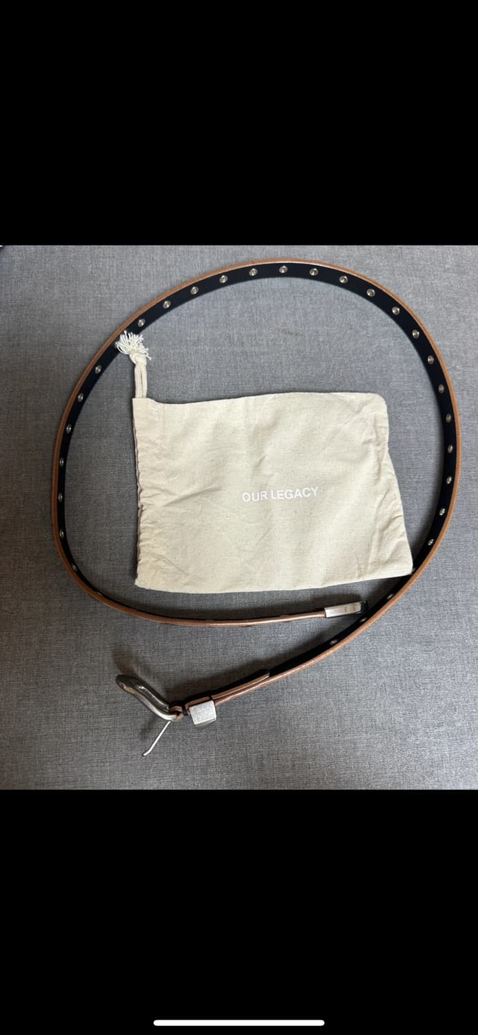 Our Legacy 아워레가시 플라워 스터드 벨트 (90) 상품이미지2