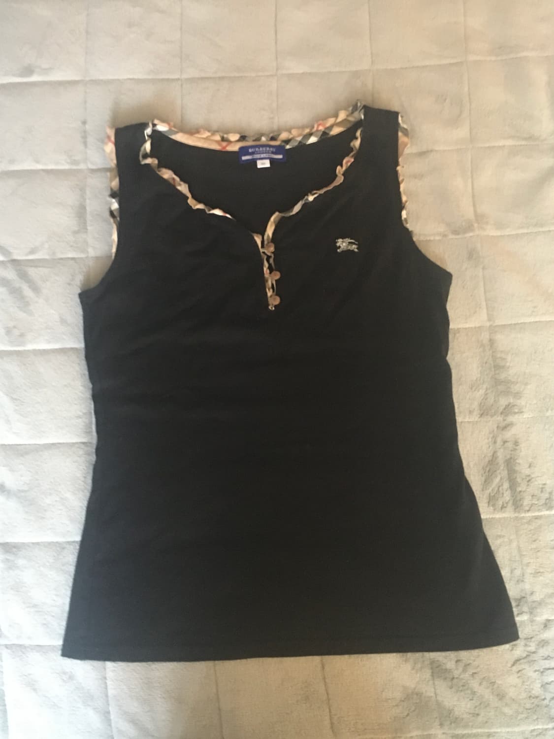 burberry 노바체크 슬리브리스 나시 상품이미지4