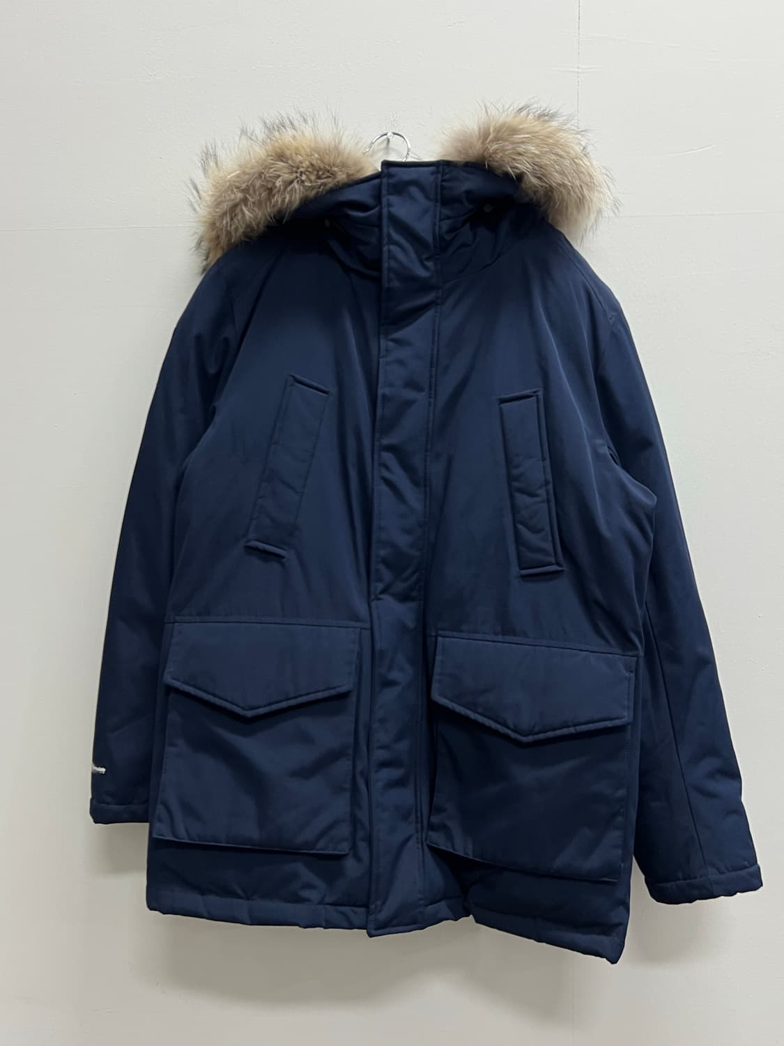 Fluke 플루크 라쿤퍼 야상 솜 패딩 자켓 네이비 상품이미지2