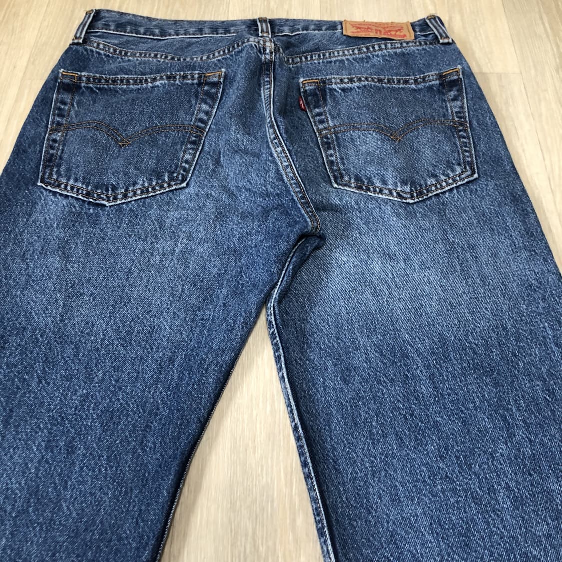 (32) 리바이스 Levi's 555 96 릴렉스 스트레이트진 중청 데님 상품이미지9