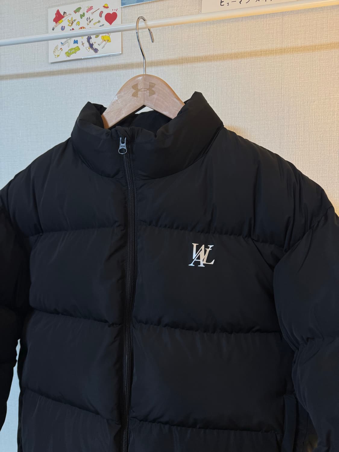 [M]우알롱 시그니처 숏패딩 블랙 상품이미지3