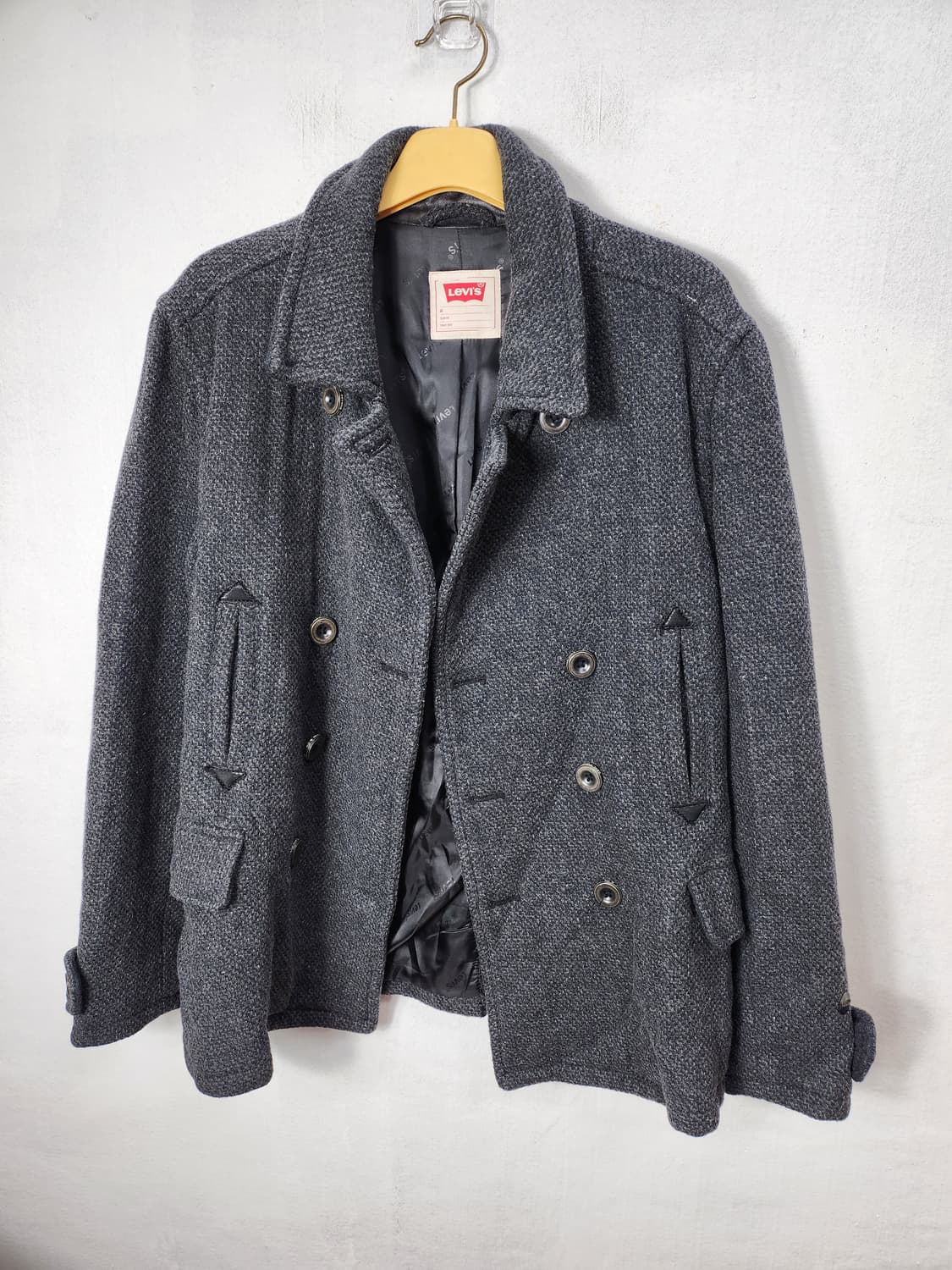 (빈티지)리바이스 남성 울모직 피코트 95 M 상품이미지3