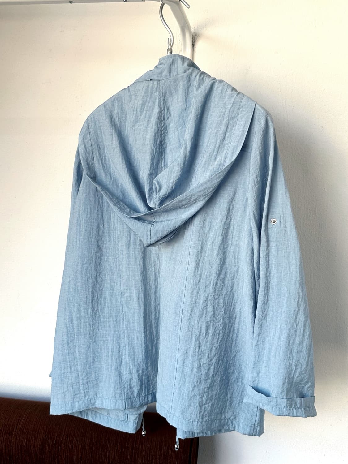 Rayon nylon blend volume easy jacket 상품이미지6