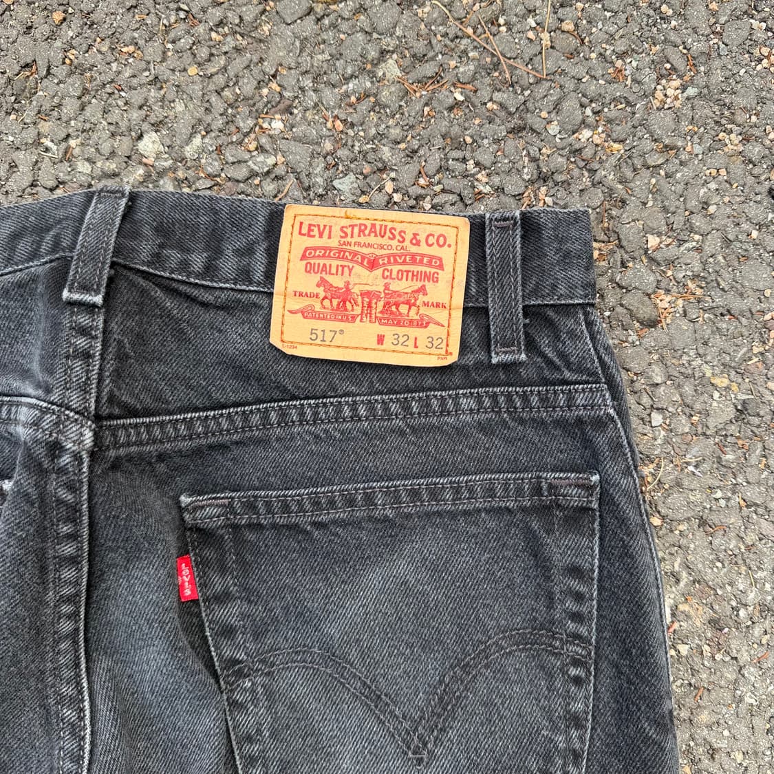 00s 빈티지 리바이스 517 부츠컷 블랙 상품이미지7