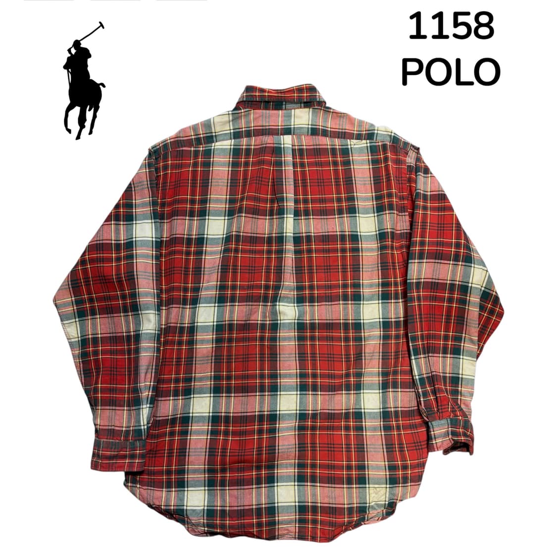 폴로 빈티지 체크 셔츠 L 상품이미지3