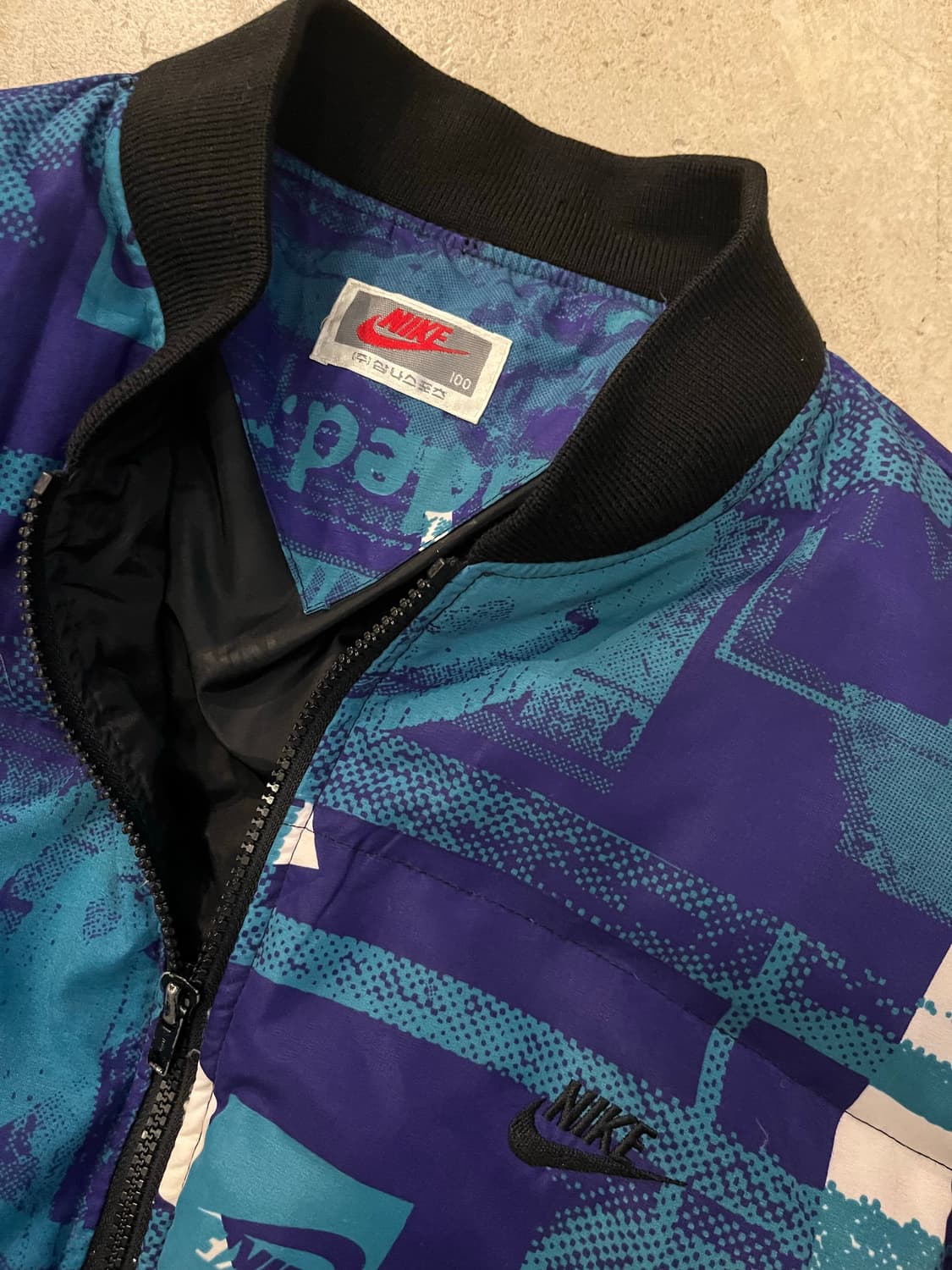 빈티지 90s 삼나스포츠 나이키 패딩 상품이미지2