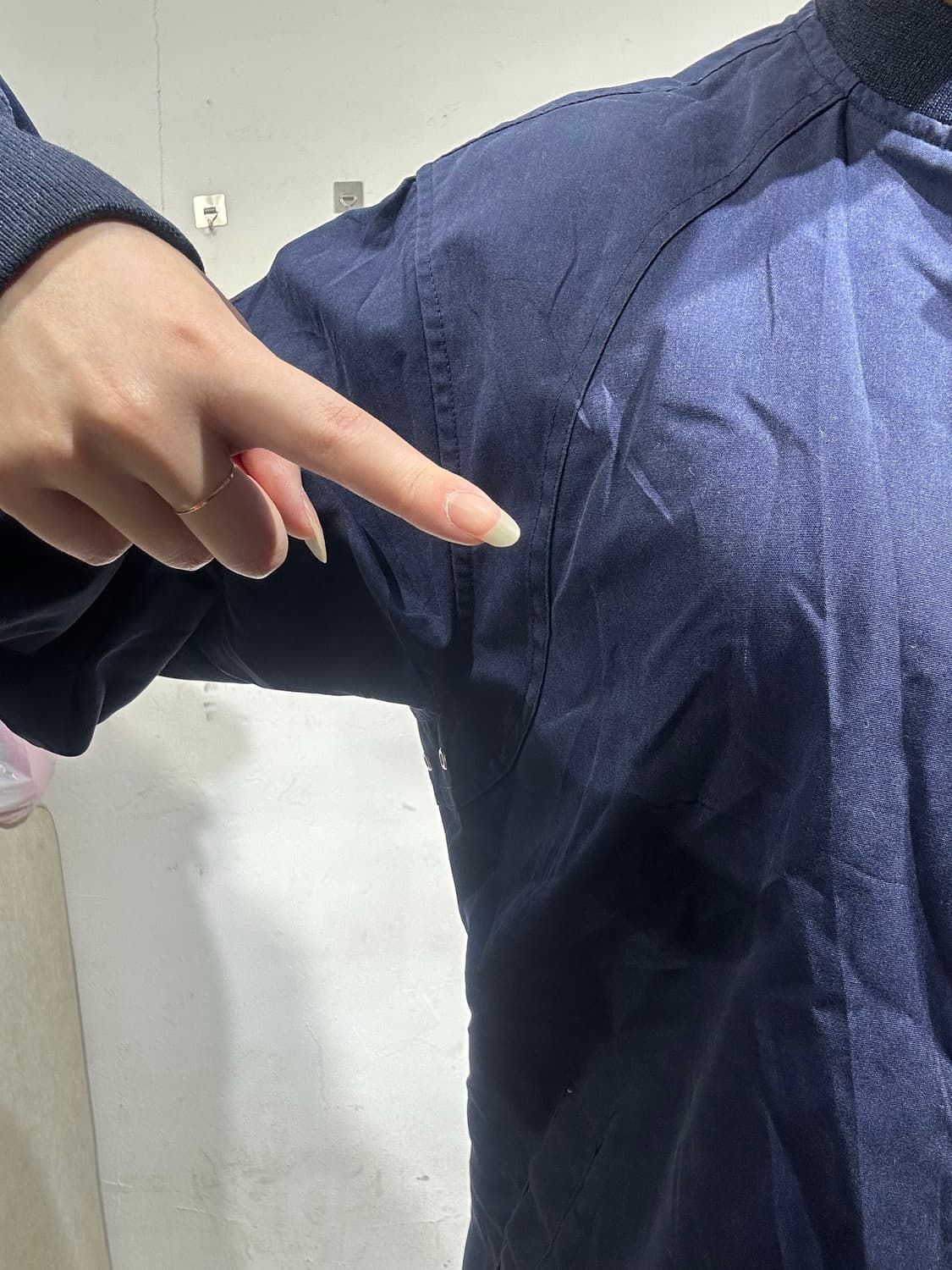 크로커다일 네이비 블루종 자켓 M 상품이미지4