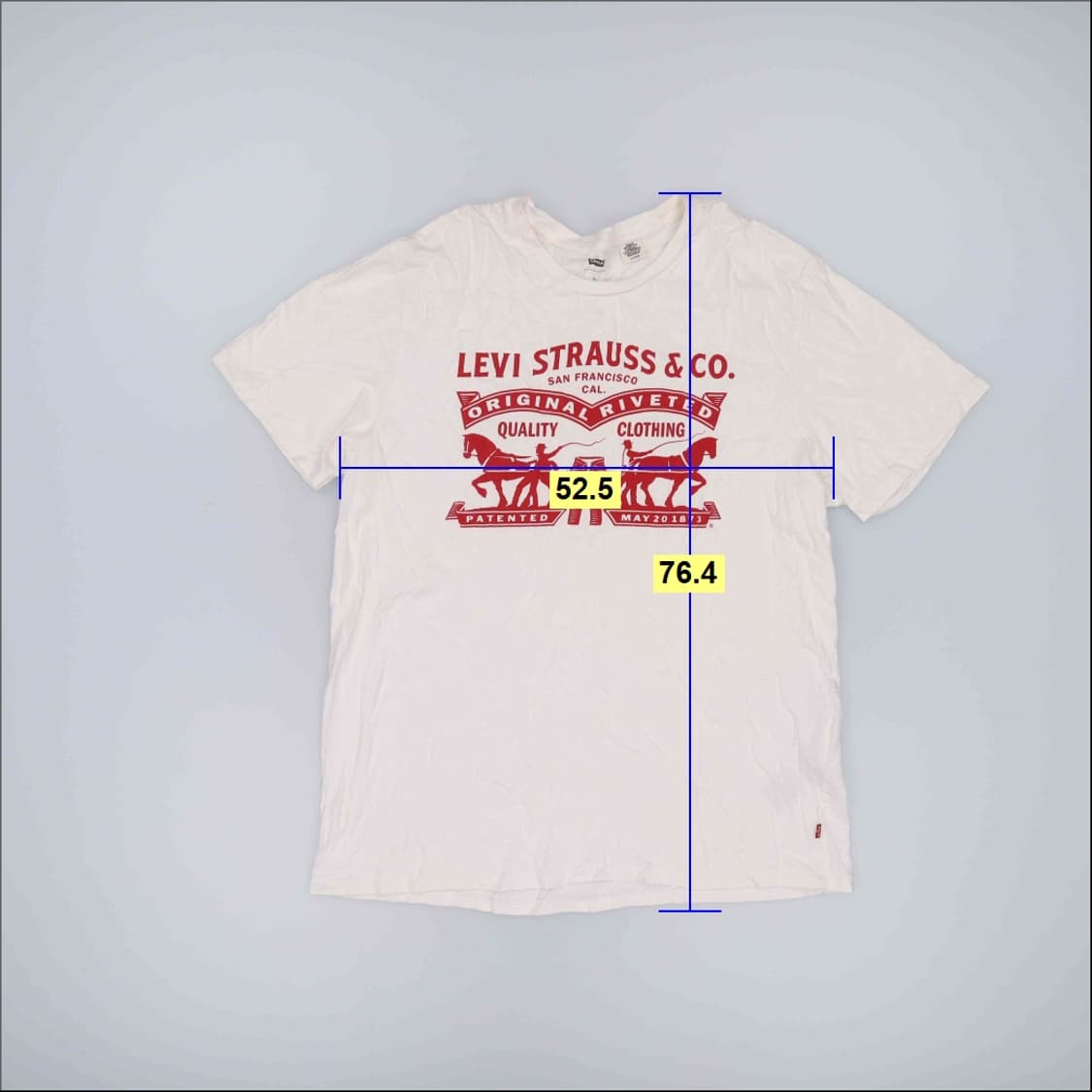 XL 리바이스 프린팅 반팔 티 0507H1 상품이미지9
