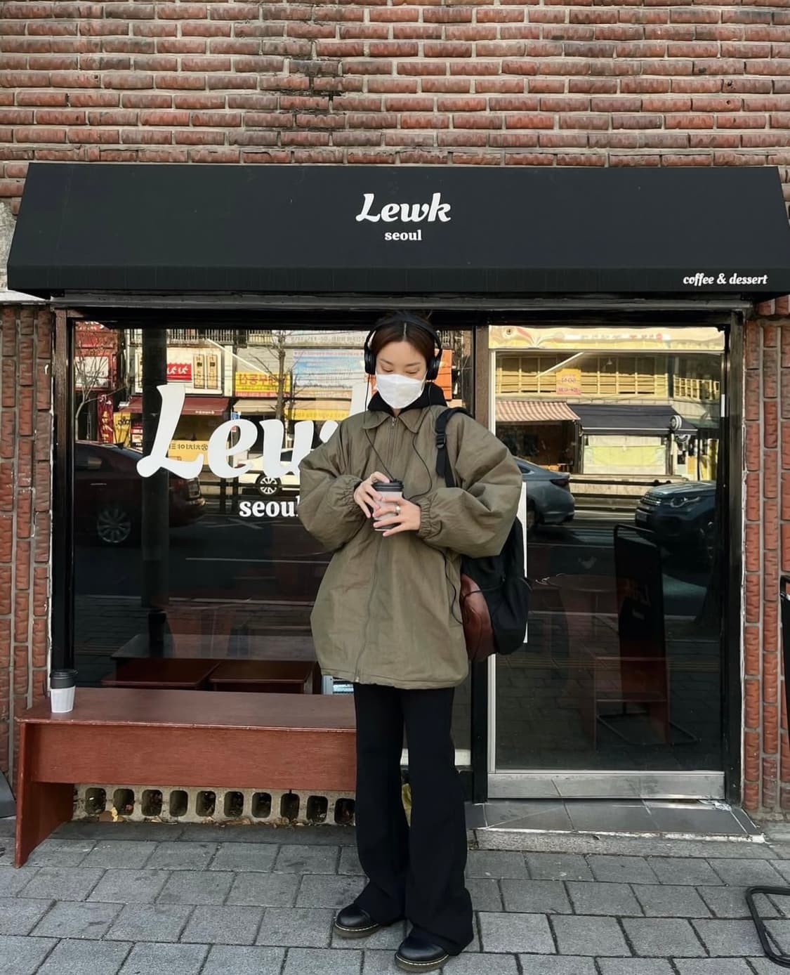 올슨 카키 야상 상품이미지1