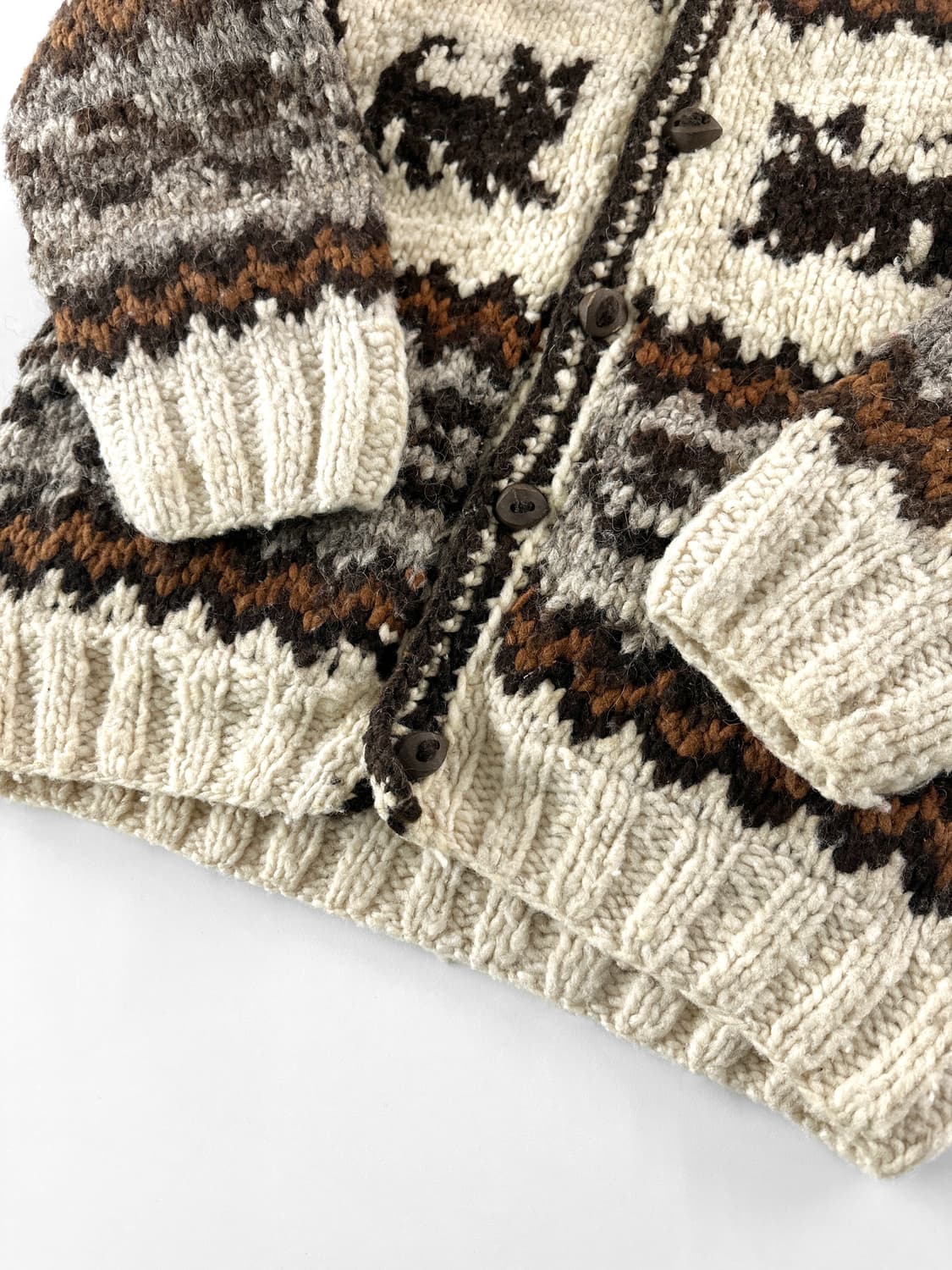 (Rare) 빈티지 고양이 패턴 코위찬 스웨터 상품이미지8