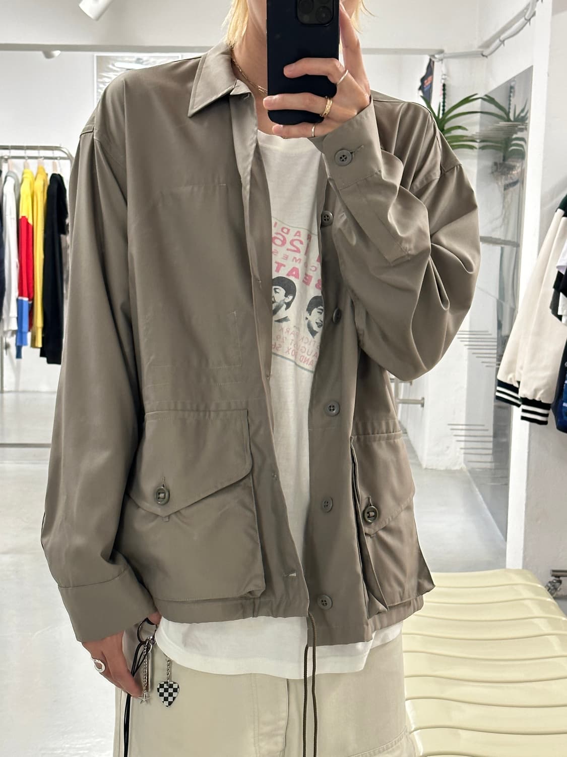 시올 SEEALL Oversized Combat Jacket 상품이미지5