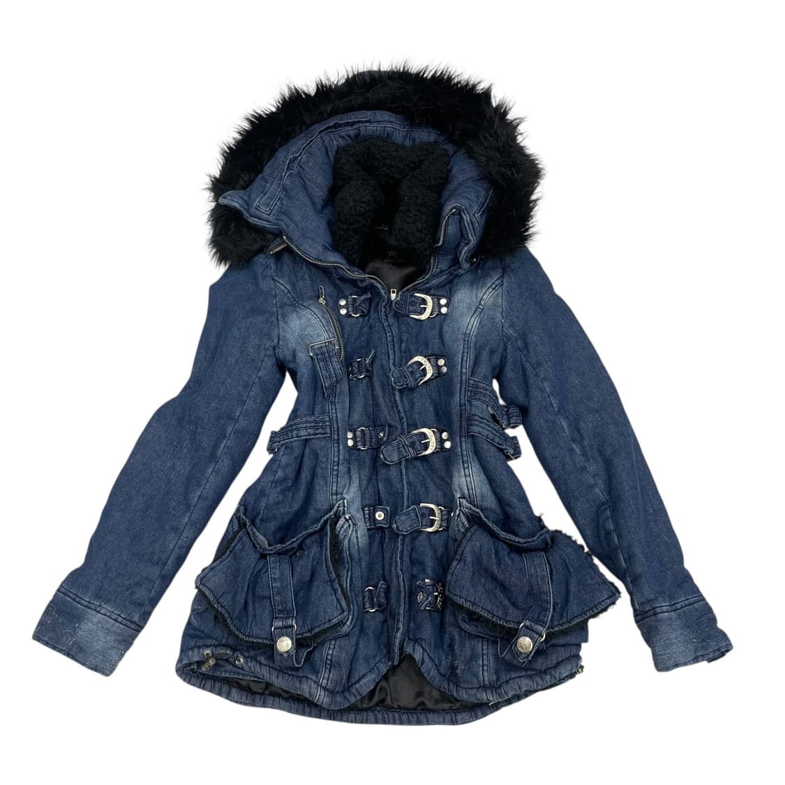 BACKS fur  denim jarket 상품이미지1