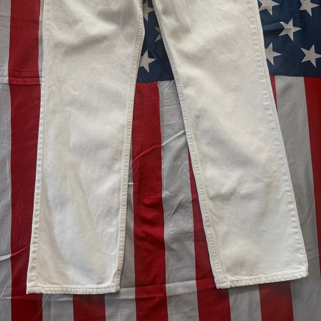 [34] Levi's 리바이스 90s 오렌지탭 화이트 데님 팬츠 -1 상품이미지3