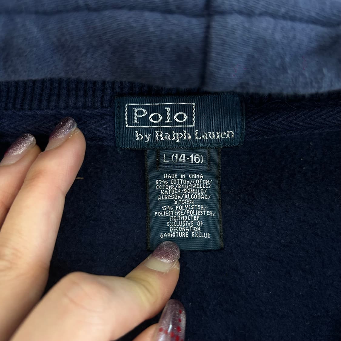 Polo 폴로 레드 포니 네이비 후드집업  상품이미지5