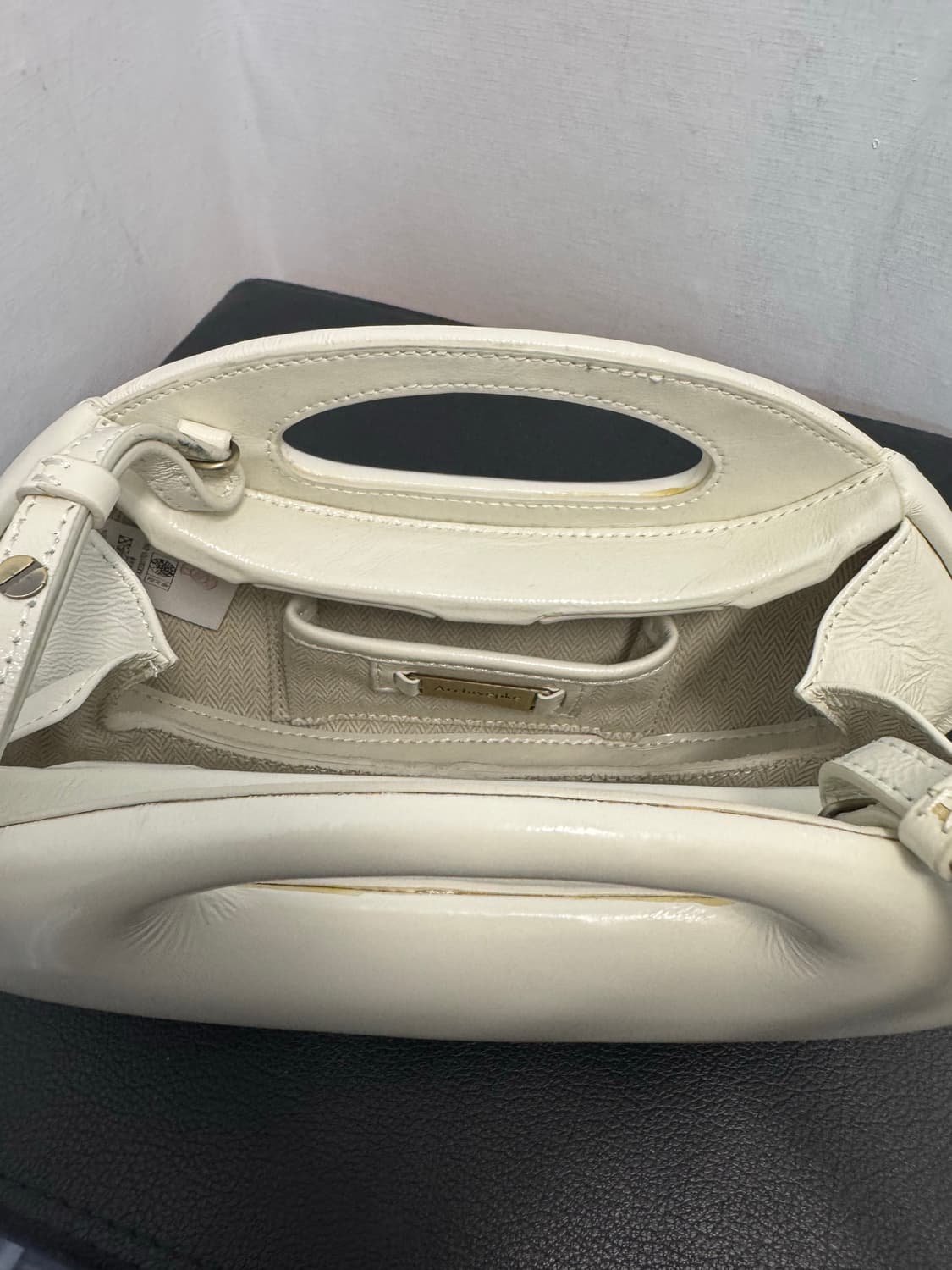 아카이브앱크 하프 베이글 아이보리 숄더 토트백 가방 상품이미지7