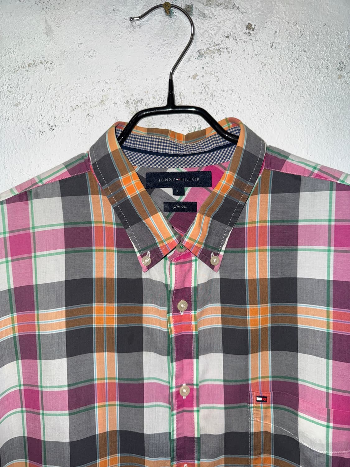타미힐피거 멀티컬러 체크 셔츠 상품이미지2