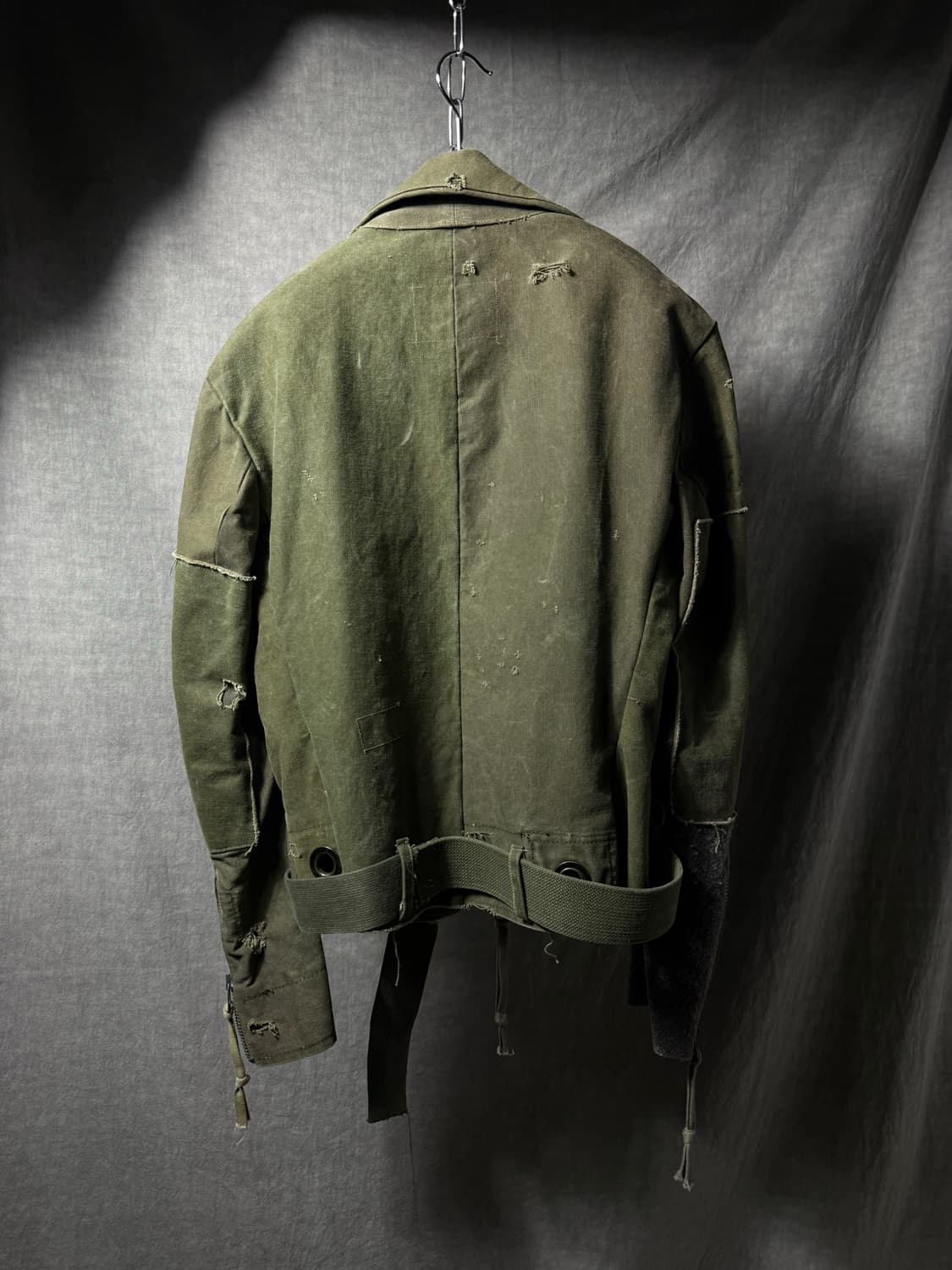 Greg Lauren Vintage Belted Biker Jacket 상품이미지5