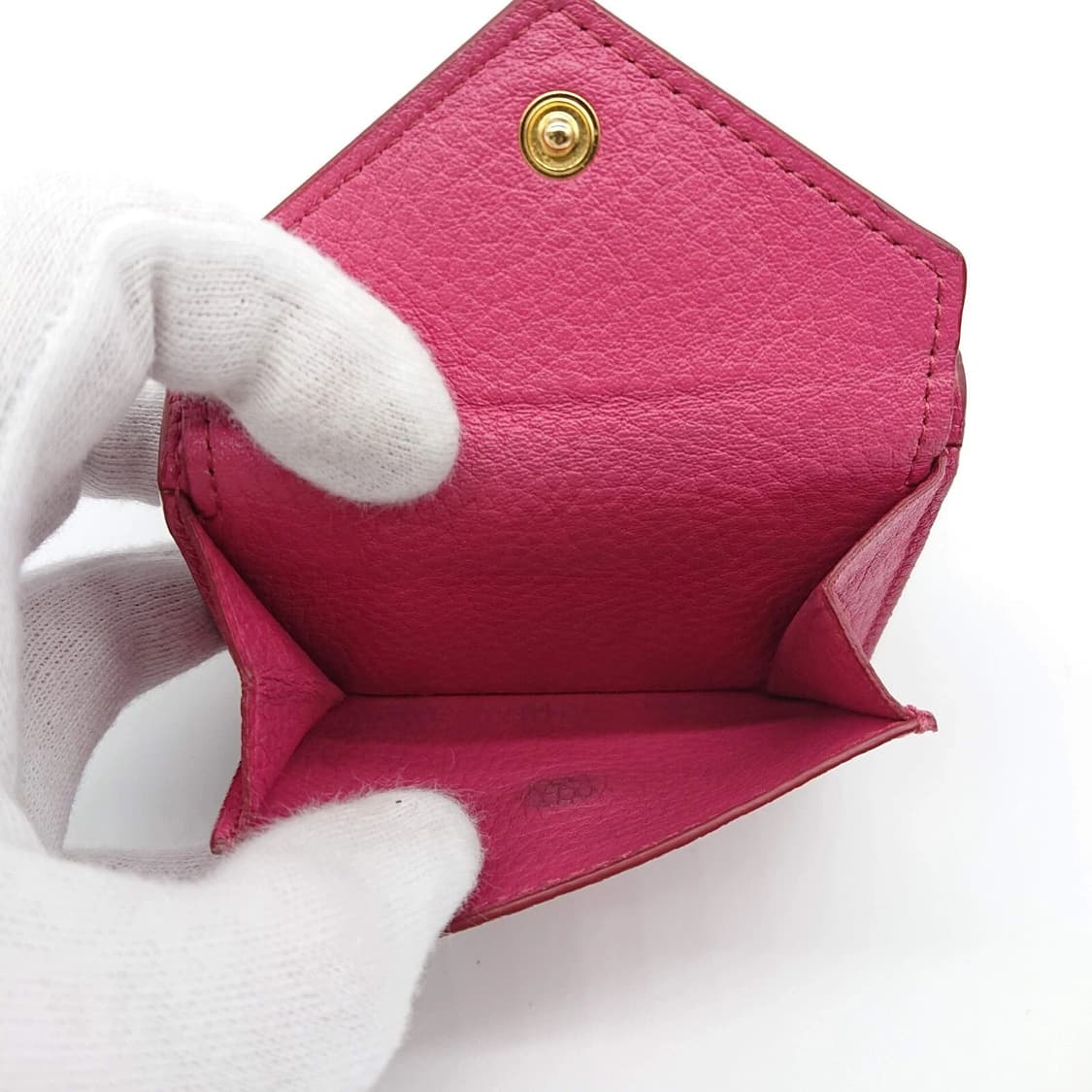 프라다 지갑 PRADA Trifold wallet Pink VITELLO 상품이미지7