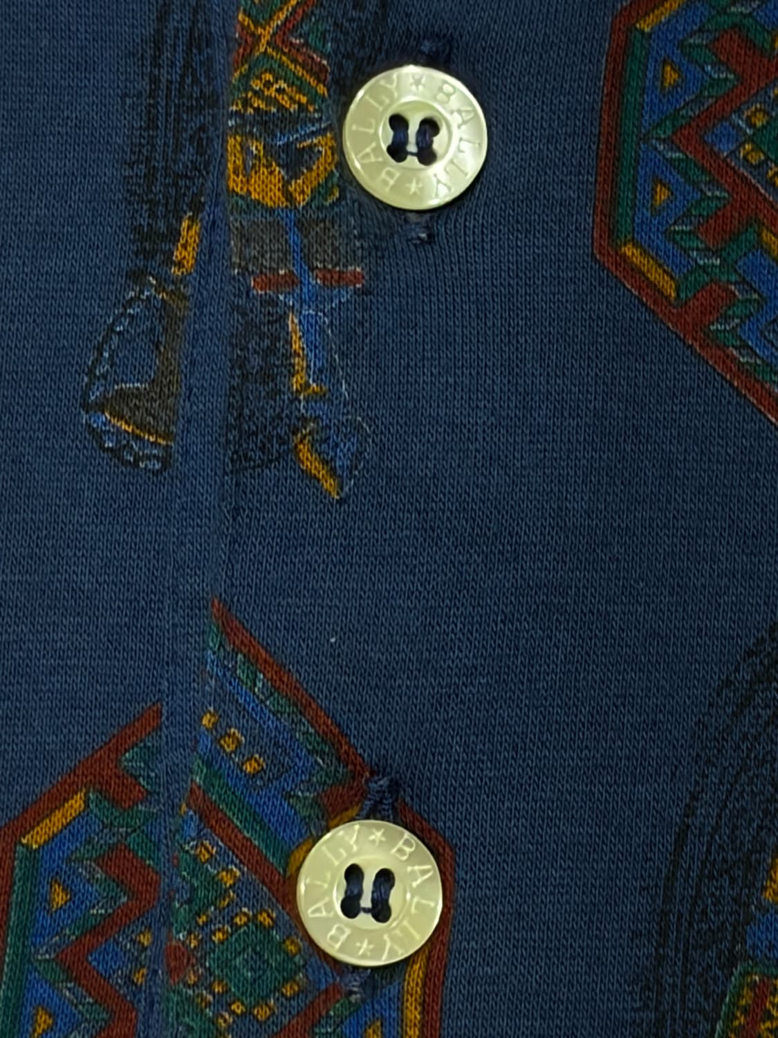 Bally(발리) Made In Italy 네이비 포켓 폴로 셔츠 상품이미지3