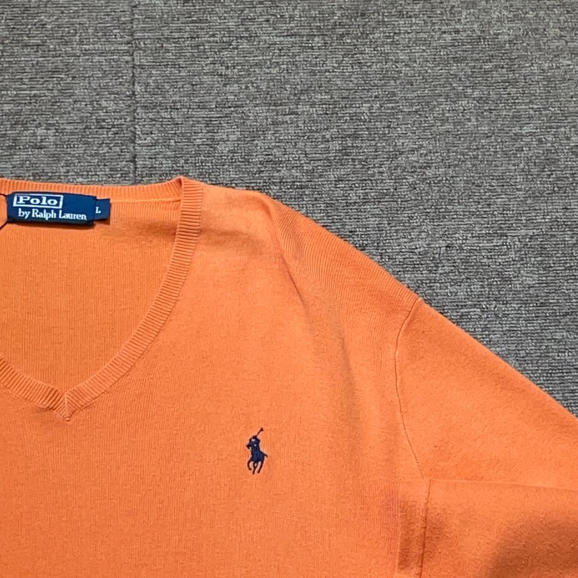 (L) POLO 폴로 랄프로렌 피마코튼 브이넥 니트 상품이미지4