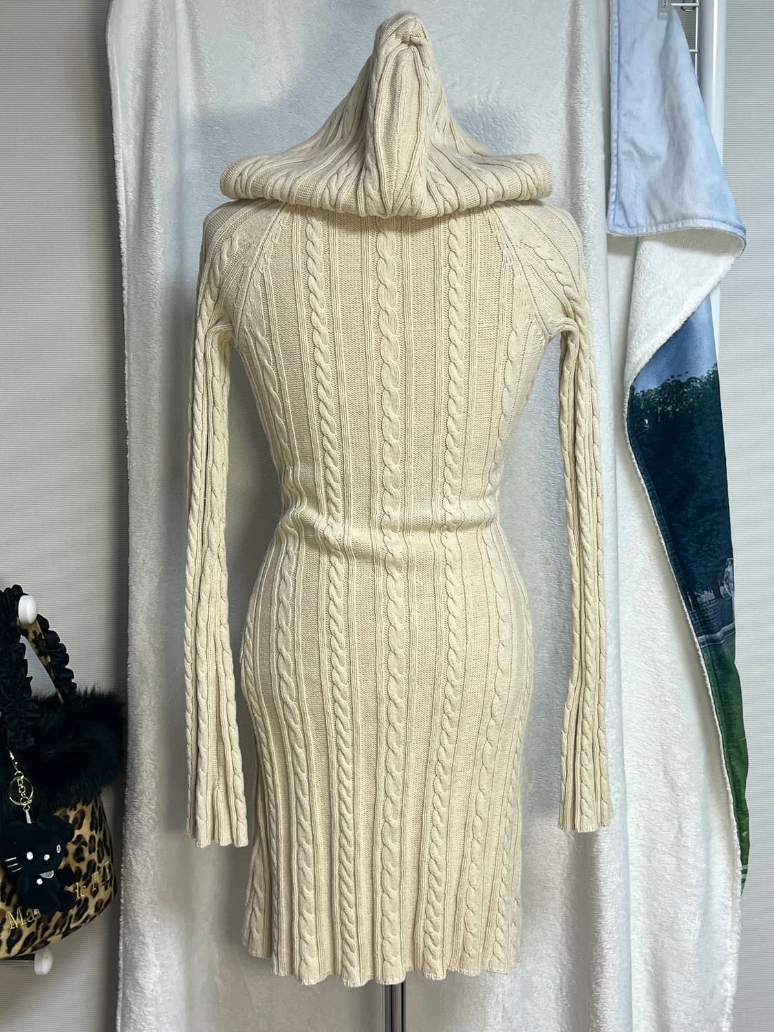 타미 힐피거 케이블 니트 미니 원피스(+후드) 상품이미지8