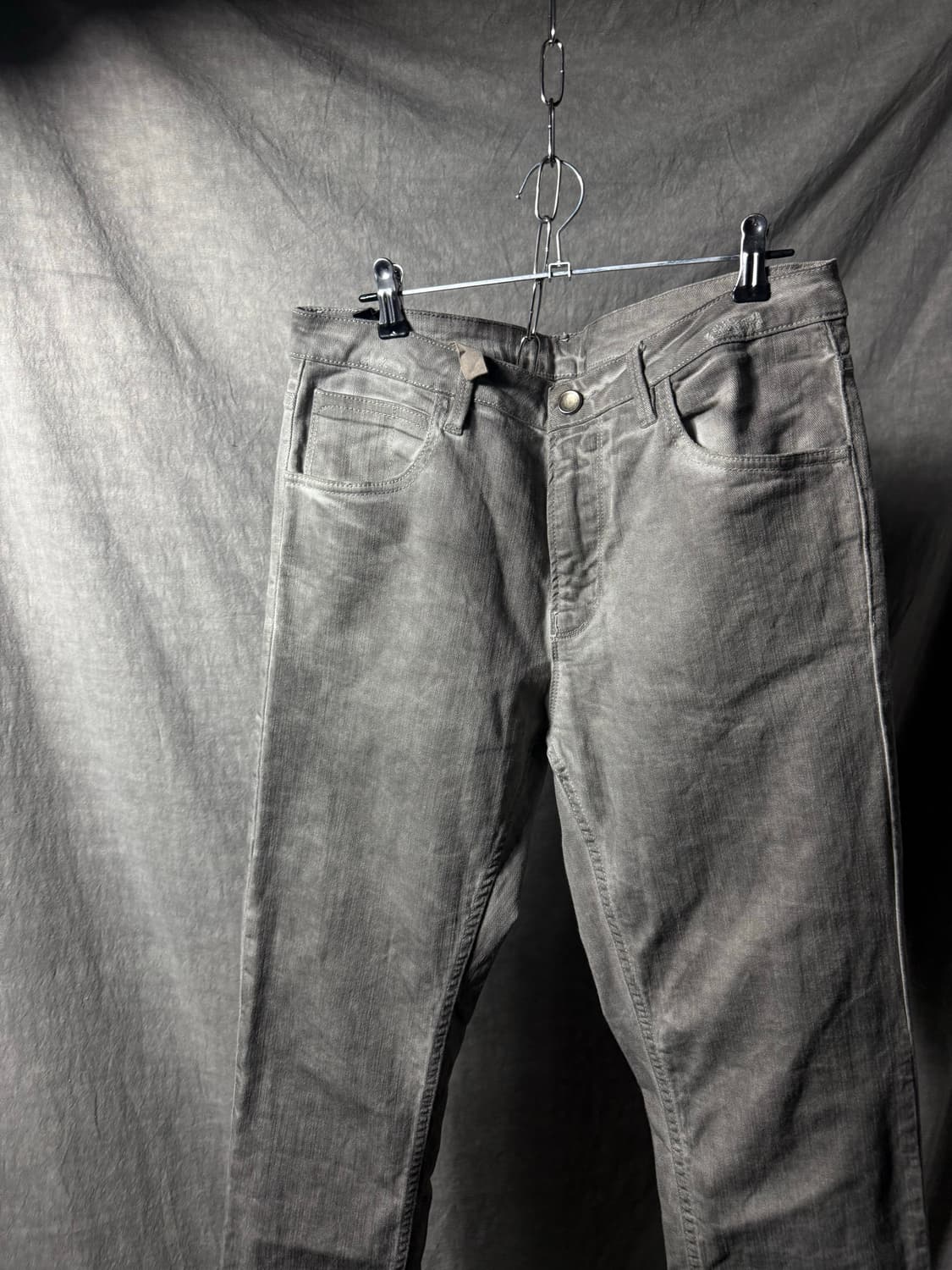 Poème Bohémien Grey Dyed Slim Pants   상품이미지3