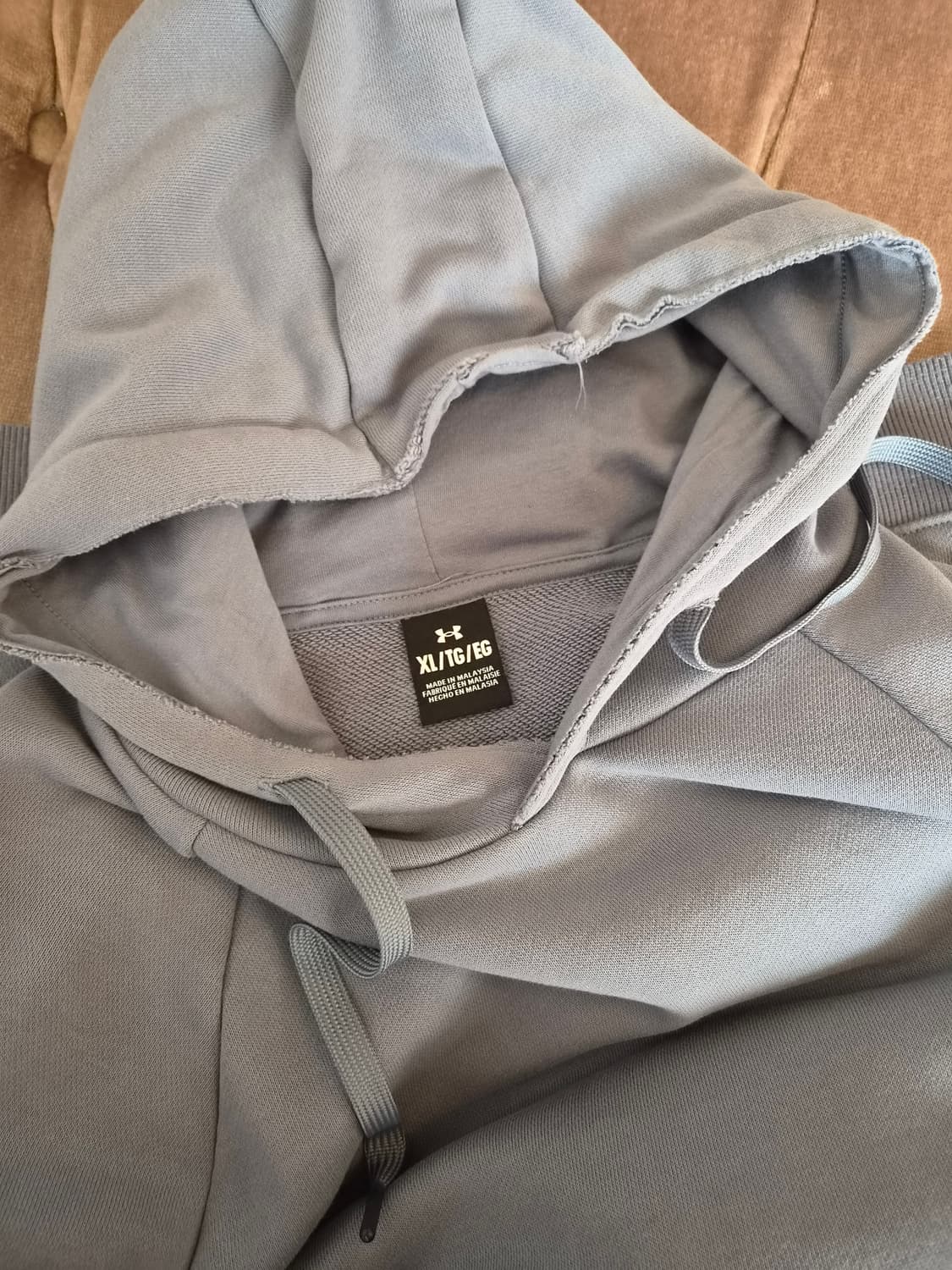 언더아머 남성 헤비웨이트 테리 후드 티셔츠 XL사이즈 상품이미지5