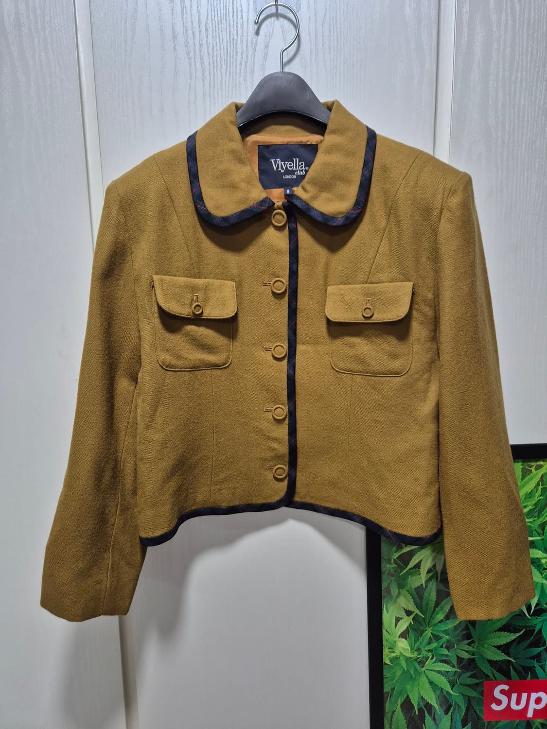 Viyella. 빈티지 브라운 자켓 상품이미지1