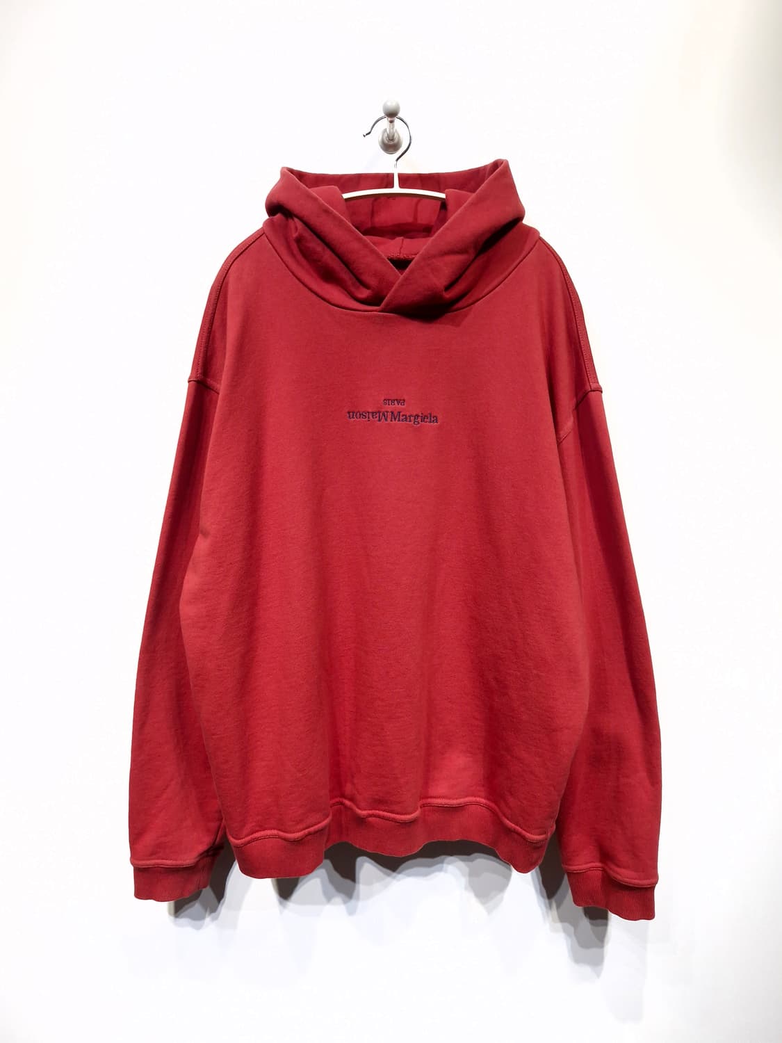 메종마르지엘라(Maison Margiela)리버스 로고자수 후드 상품이미지1