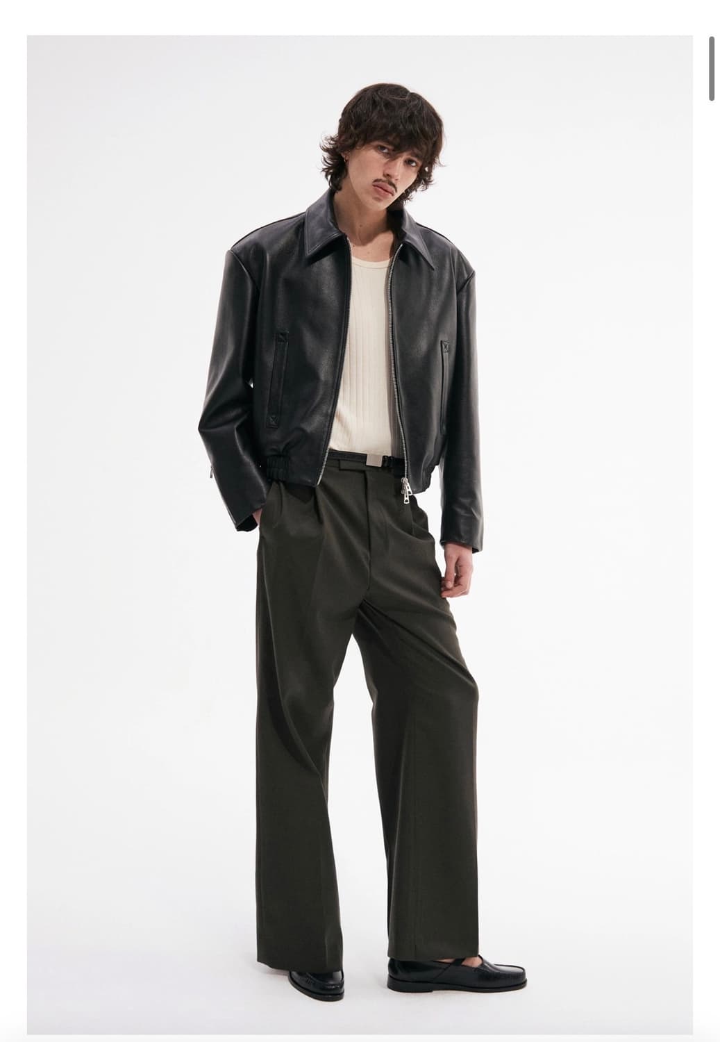 타일레 레더 자켓 25ss 2사이즈 상품이미지2