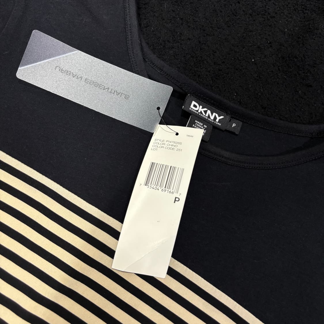 새상품 DKNY 반팔 스트라이프 원피스 상품이미지5