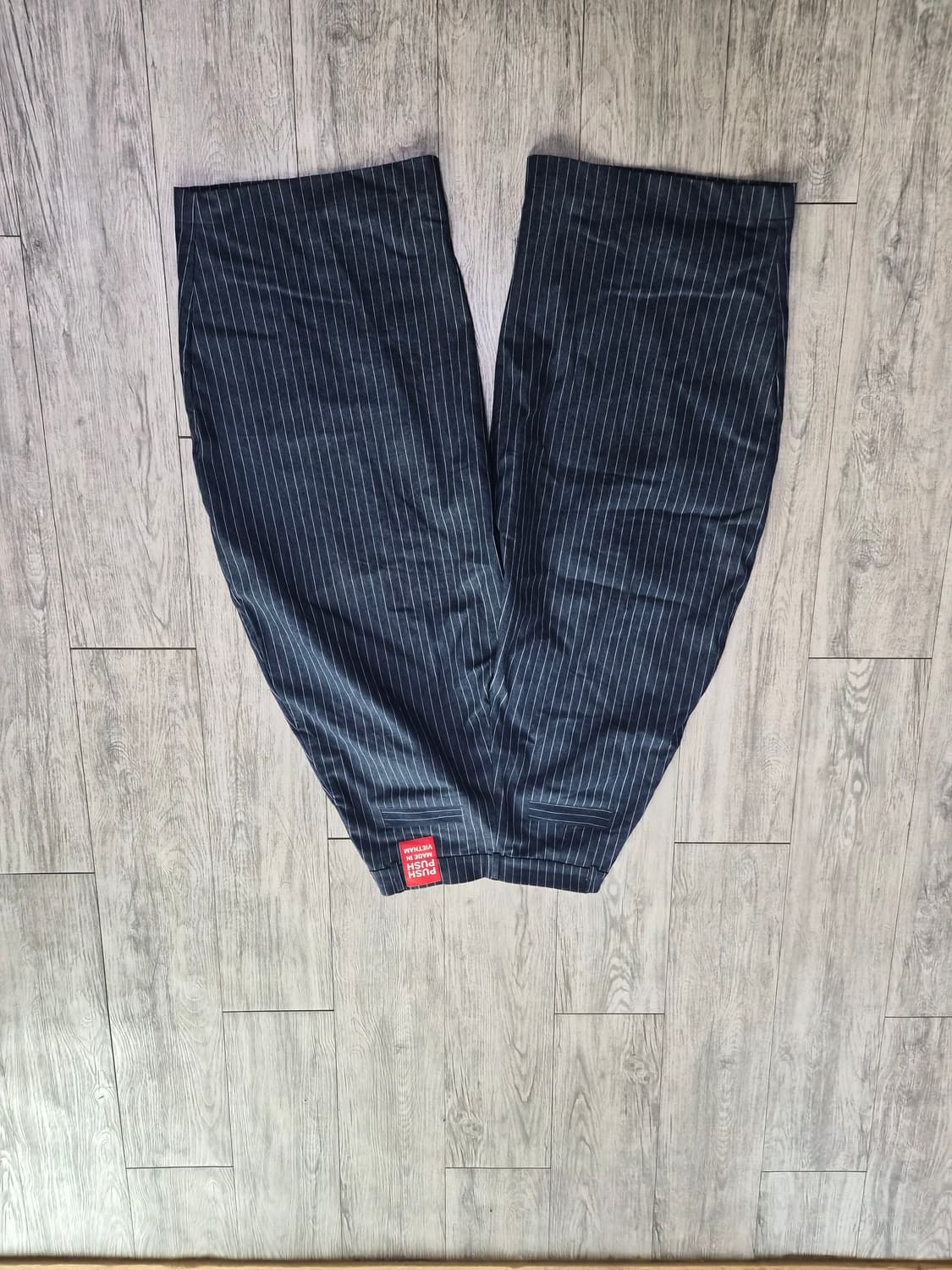 Pushpush 스트라이프 팬츠 네이비 l사이즈 상품이미지2
